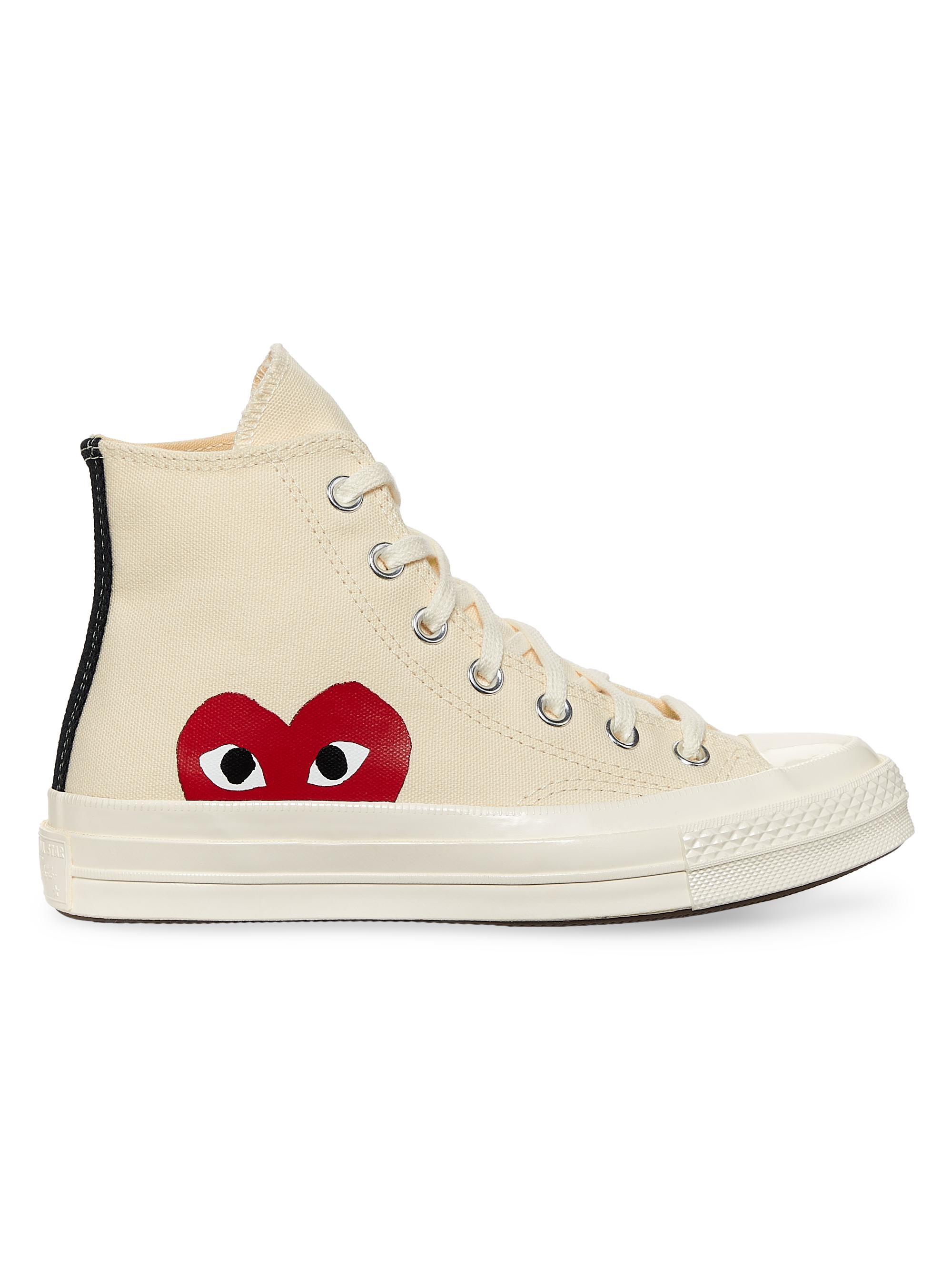Comme des Garçons PLAY CdG PLAY x Converse Women's Chuck Taylor All Star Peek-A-Boo High-Top Sneakers - Black