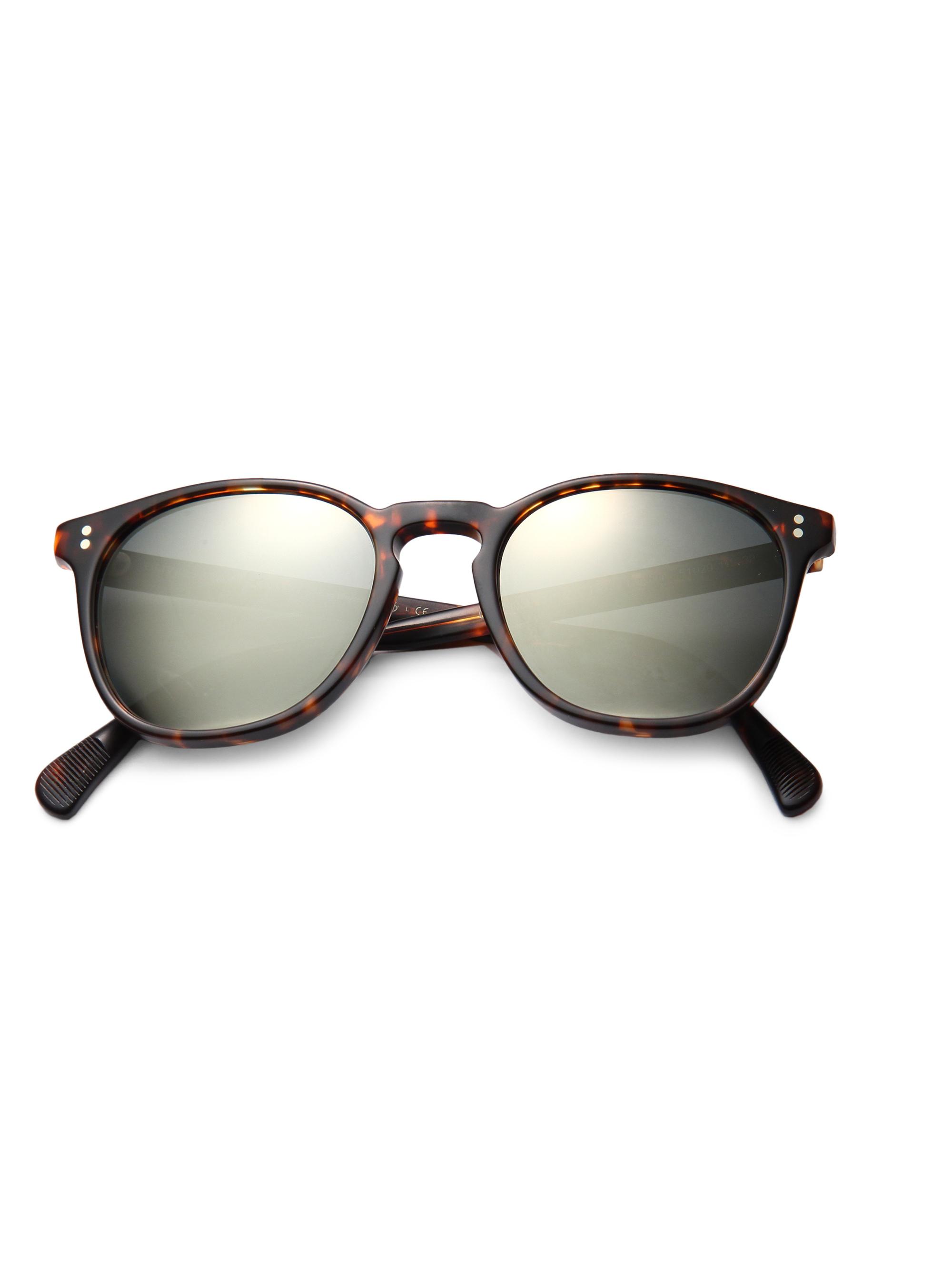 OLIVER PEOPLES Finley 51MM Round Sunglasses Oliver Peoples Finley 51MM Round Sunglasses | Saks Fifth Avenue main image 4