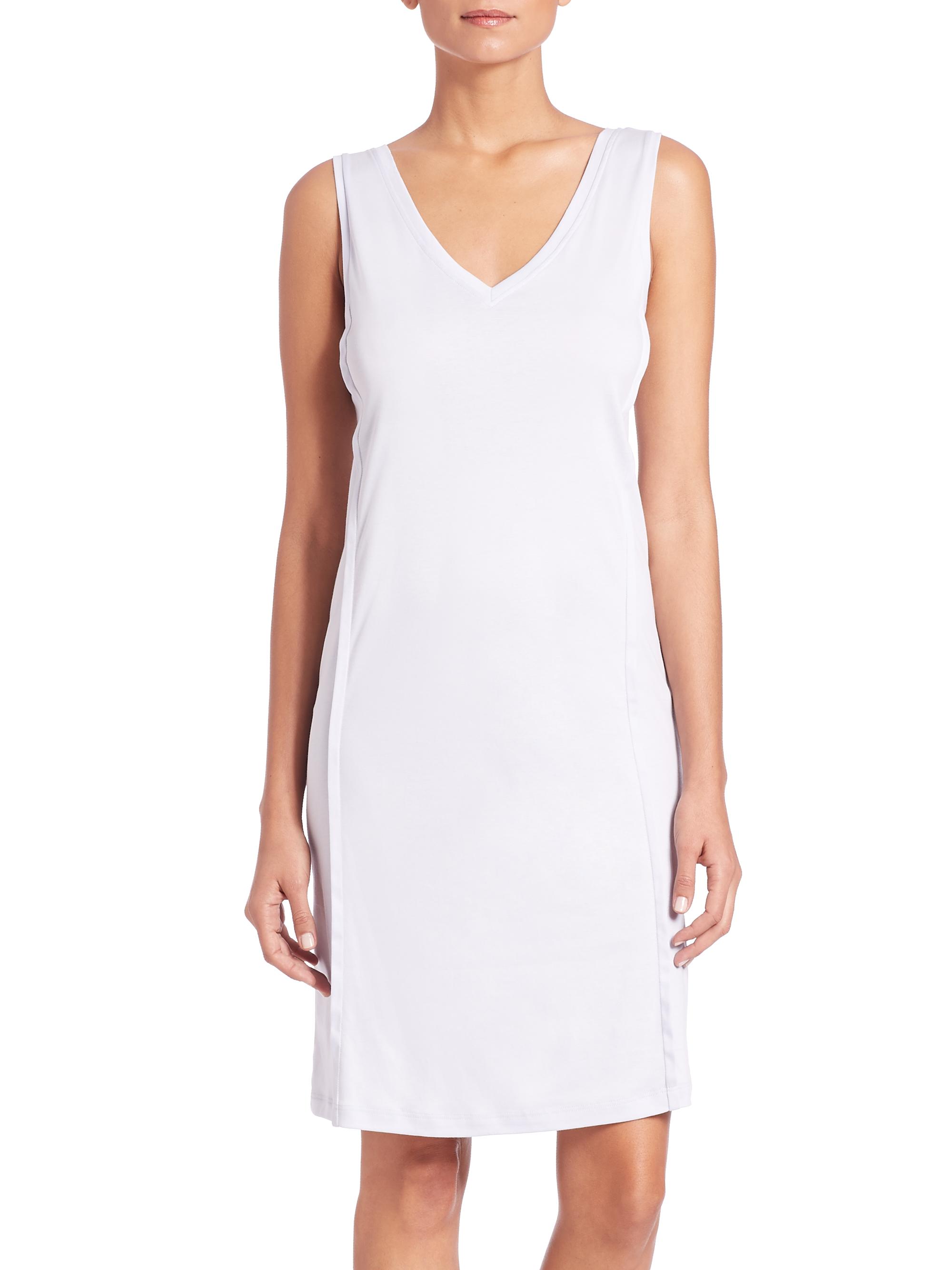 Hanro Women's Pure Essence Tank Nighgown - Blue Glow