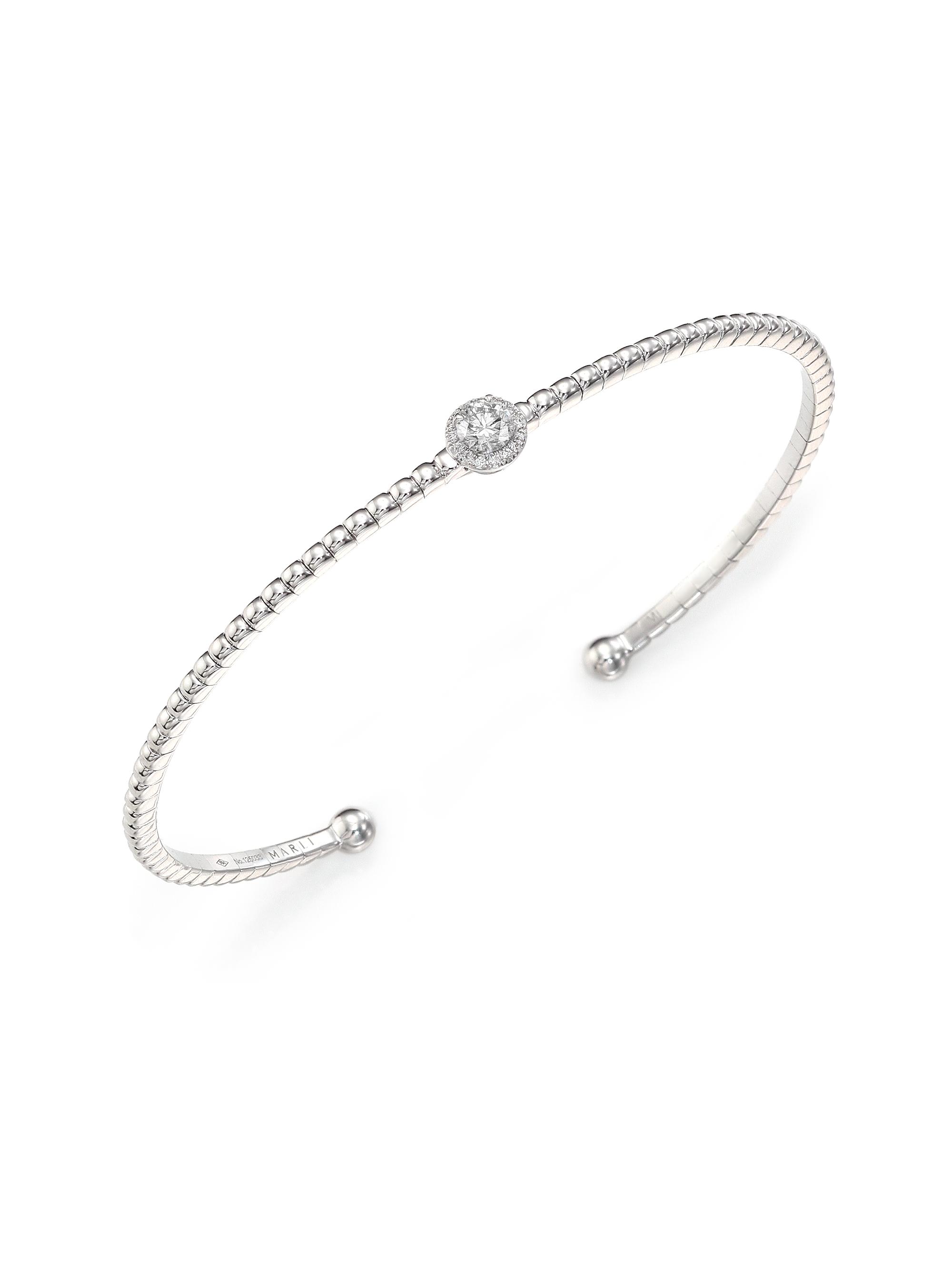 Marli Women's Rock Candy Diamond & 18K White Gold Super Cuff Bracelet - White Gold