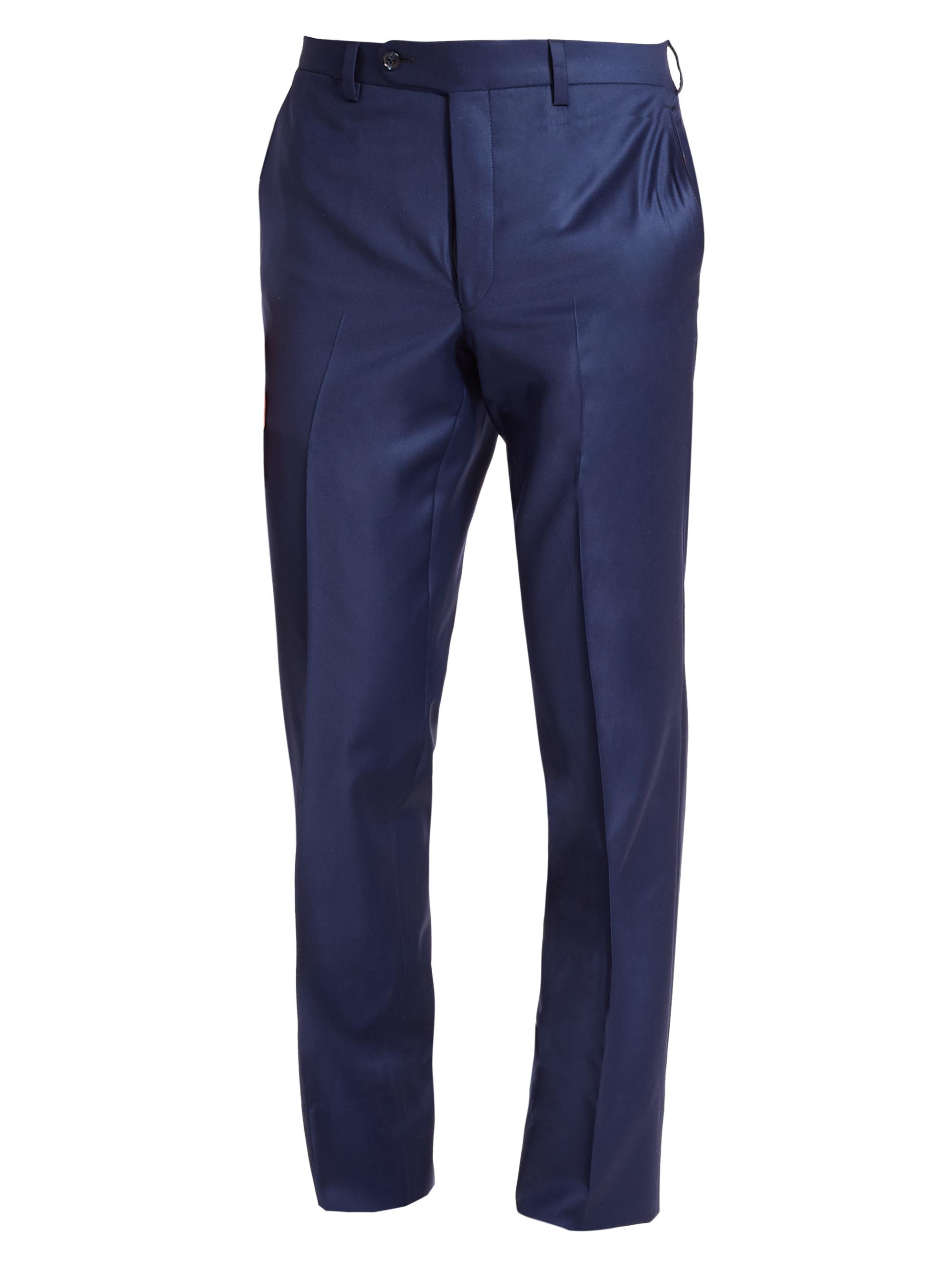 Saks Fifth Avenue Men's COLLECTION Wool Dress Pants - Navy