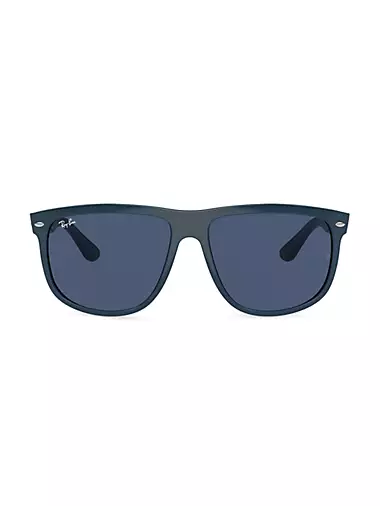RB4147 60MM Flat-Top Boyfriend Wayfarer Sunglasses