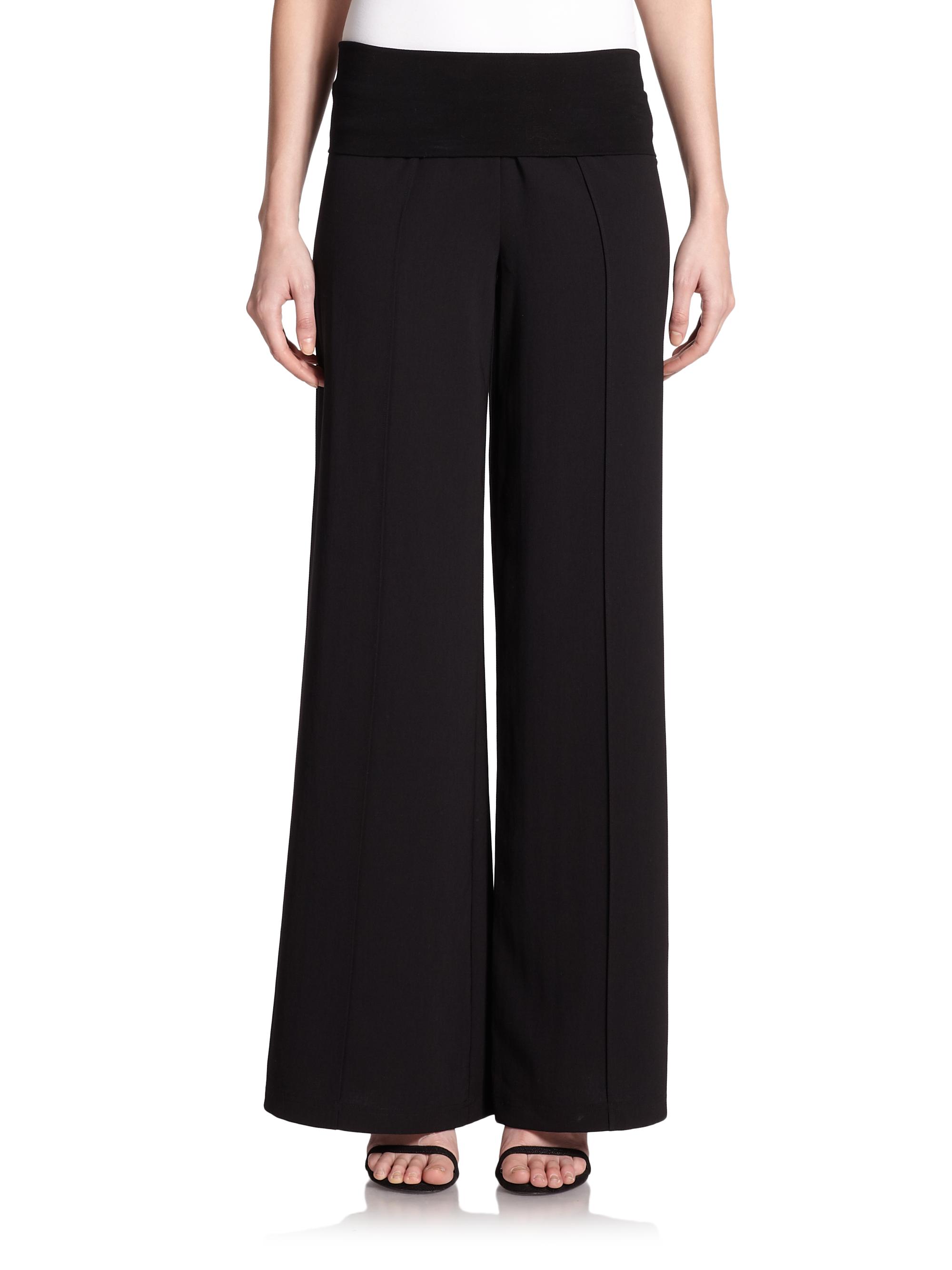 ATM Anthony Thomas Melillo Women's Palazzo Pants - Black