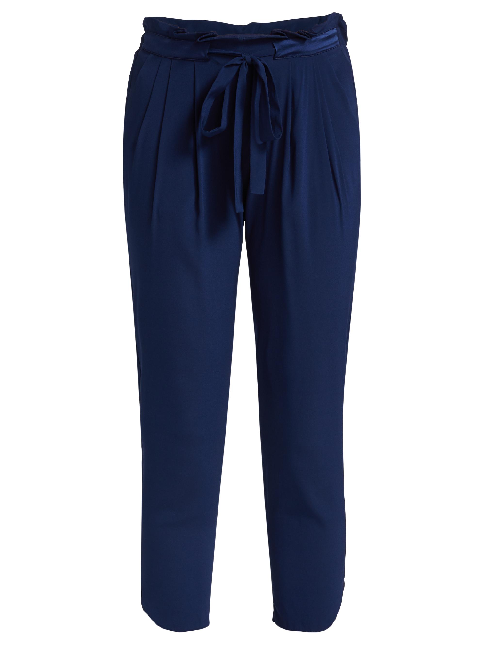 Ramy Brook Women's Allyn Silk-Blend Pants - Navy