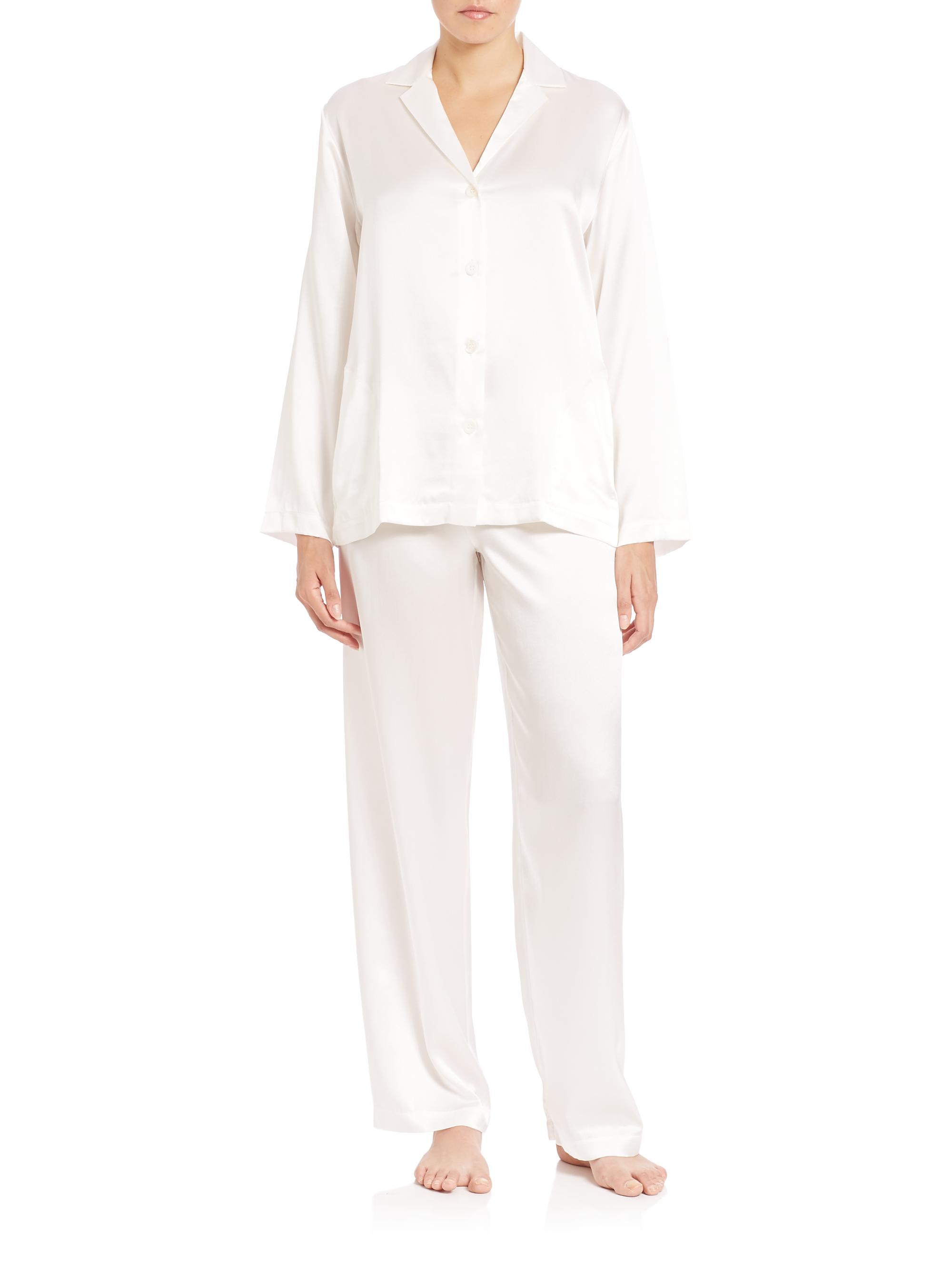 La Perla Women's Silk Pajamas - Natural