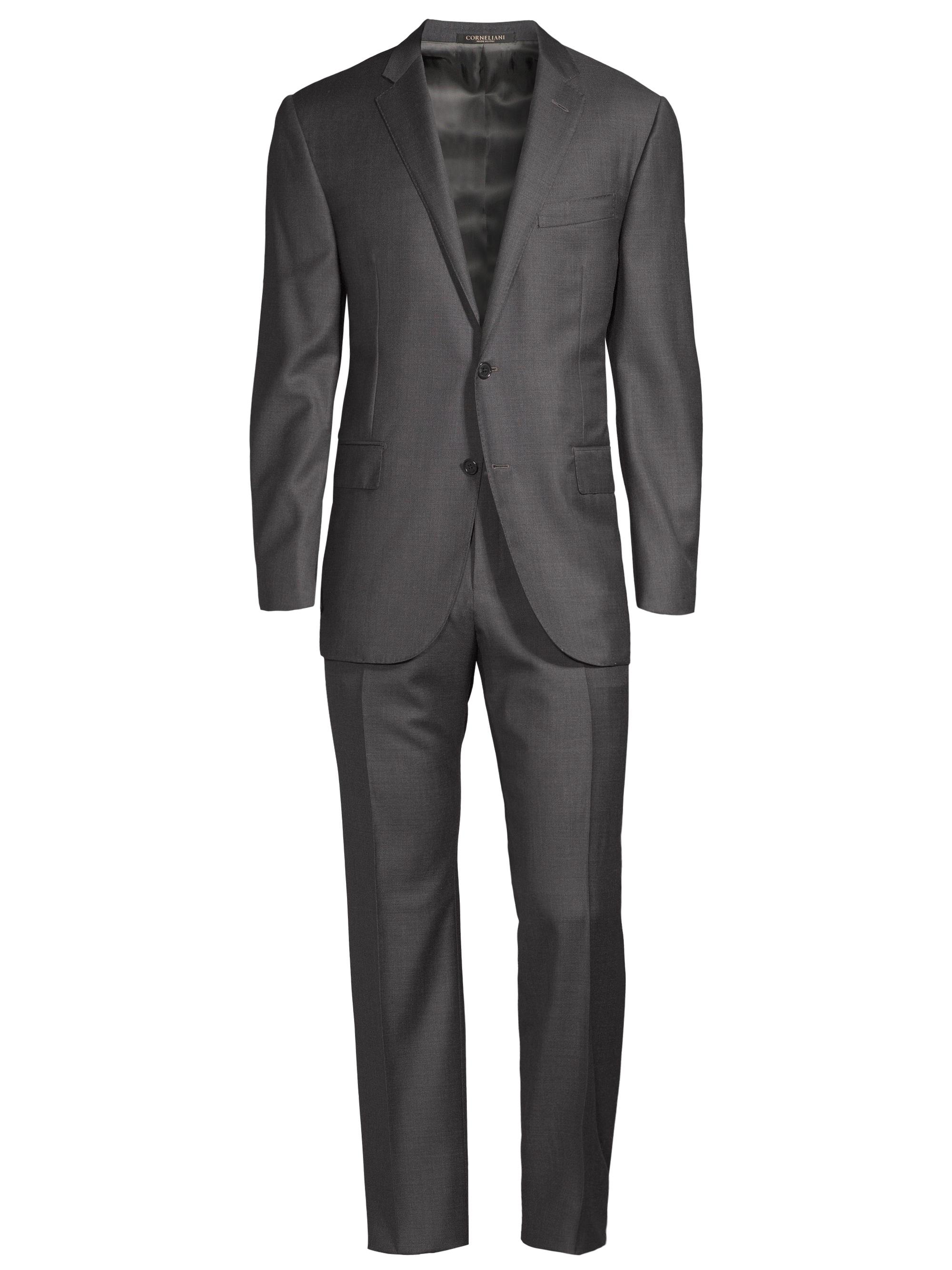 SOVEREIGN ダークグレー スーツ　size 50 Saks Fifth Avenue COLLECTION Woven Wool Suit | Saks Fifth Avenue