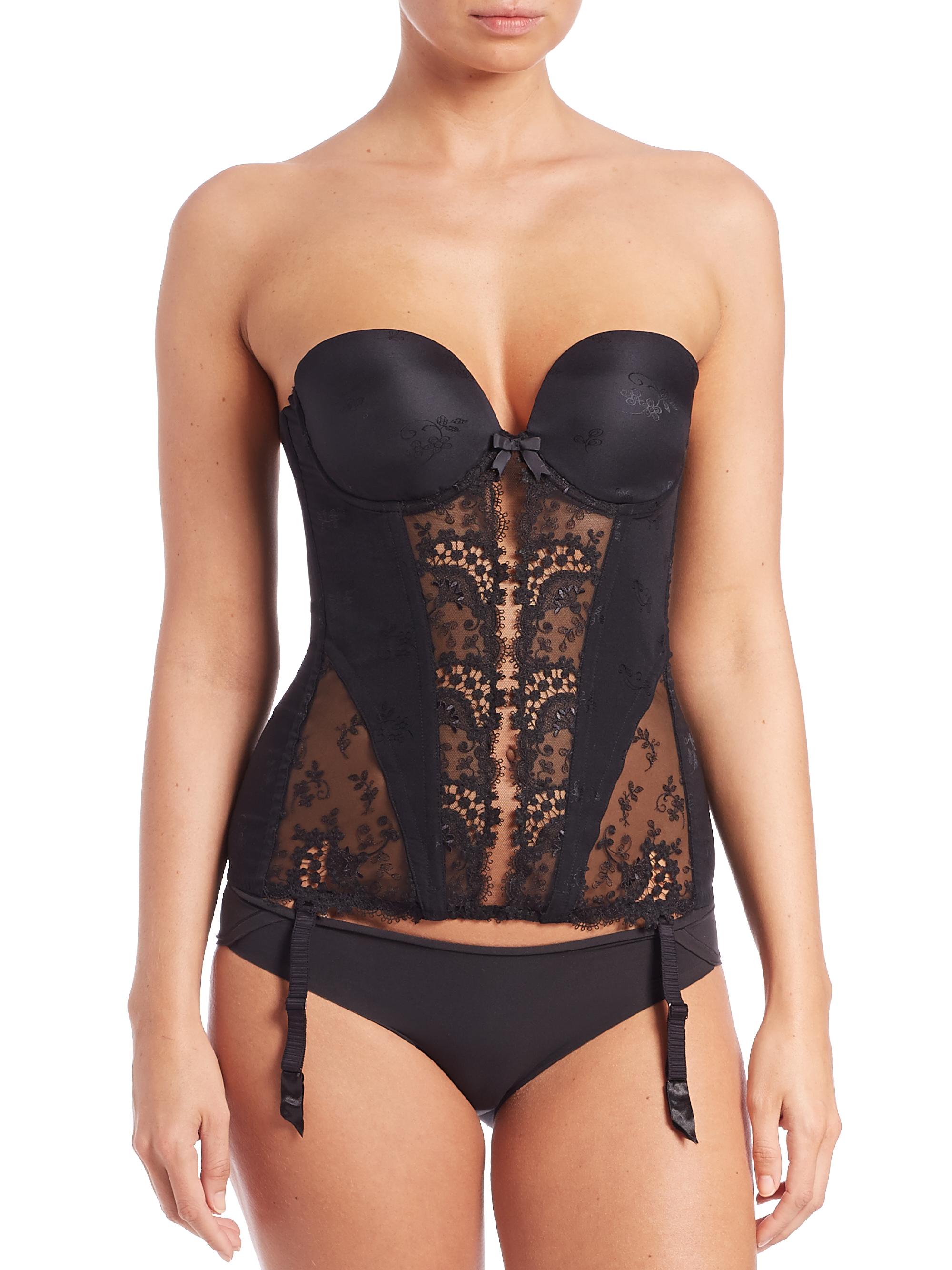 Simone Pérèle Floral Lace Bustier | Saks Fifth Avenue