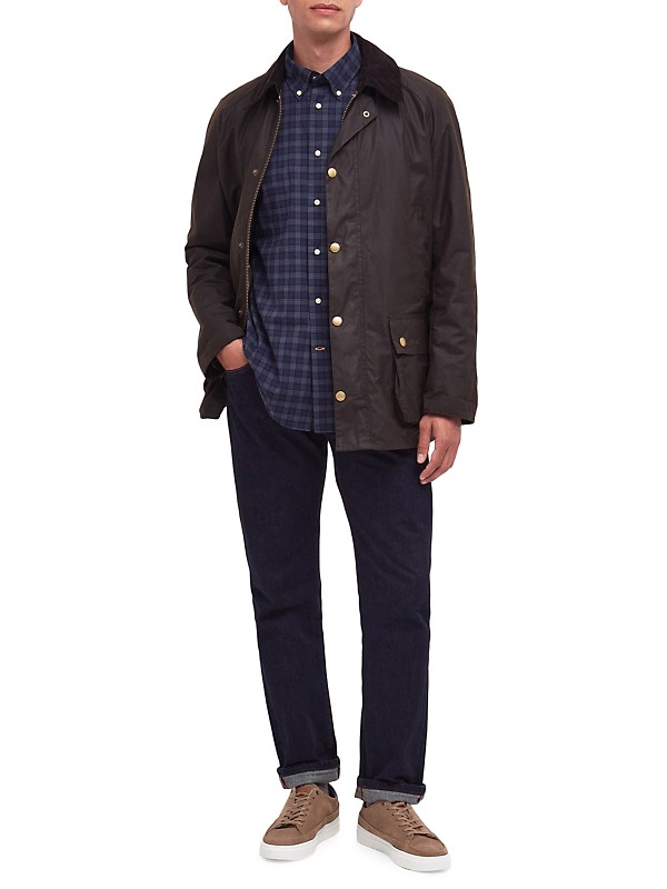 Shop Barbour Barbour Ashby Wax Jacket | Saks Fifth Avenue Shop Barbour Barbour Ashby Wax Jacket | Saks Fifth Avenue