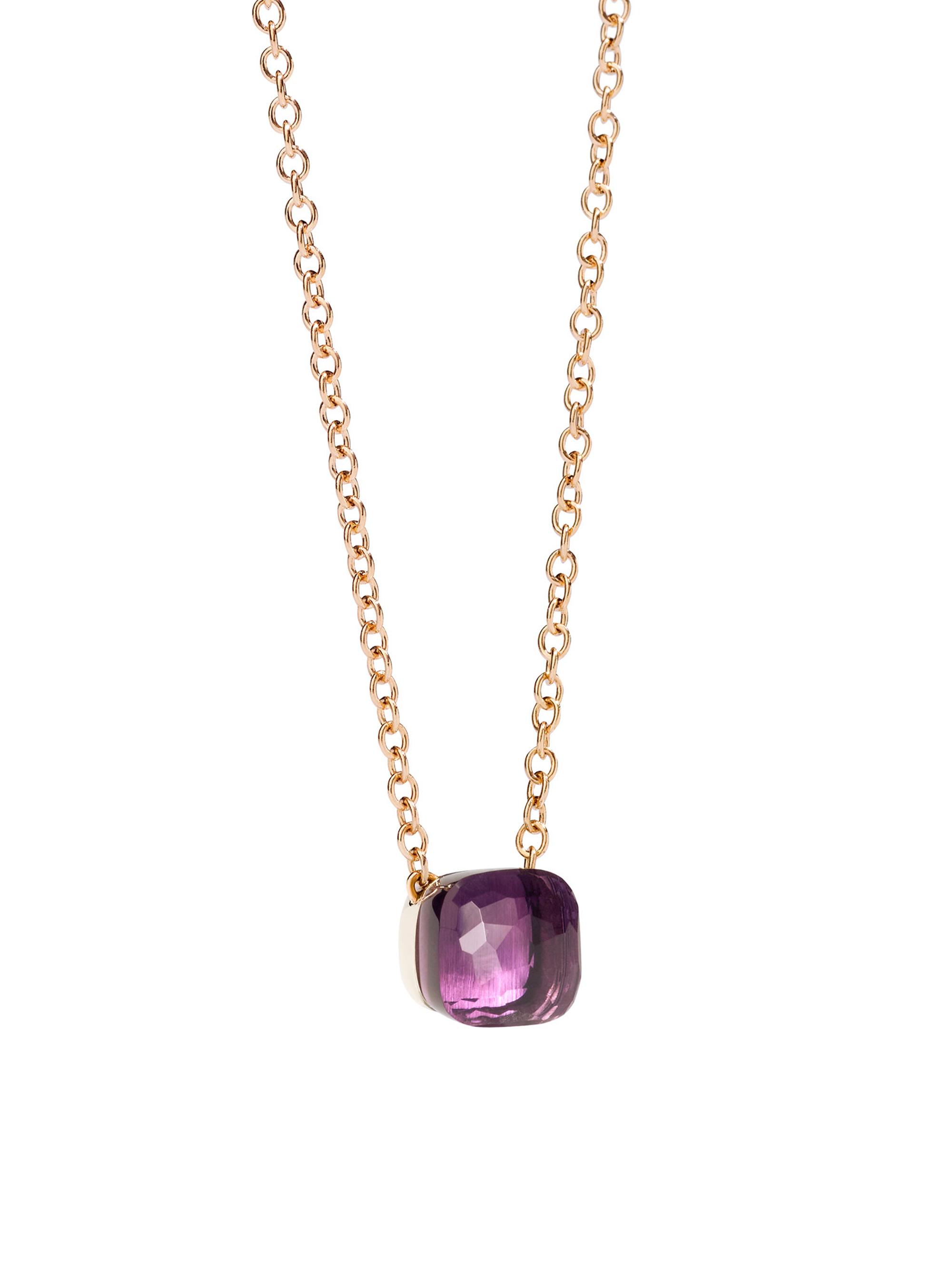 Pomellato Women's Amethyst & 18K Rose Gold Pendant Necklace - Rose Gold
