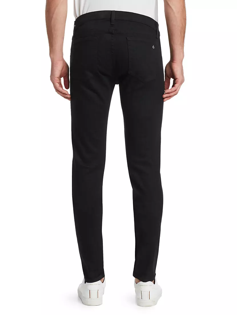 Men's Slim Fit Stretch Cotton Denim Jeans - Men's Sweatpants & Trousers -  New In 2024