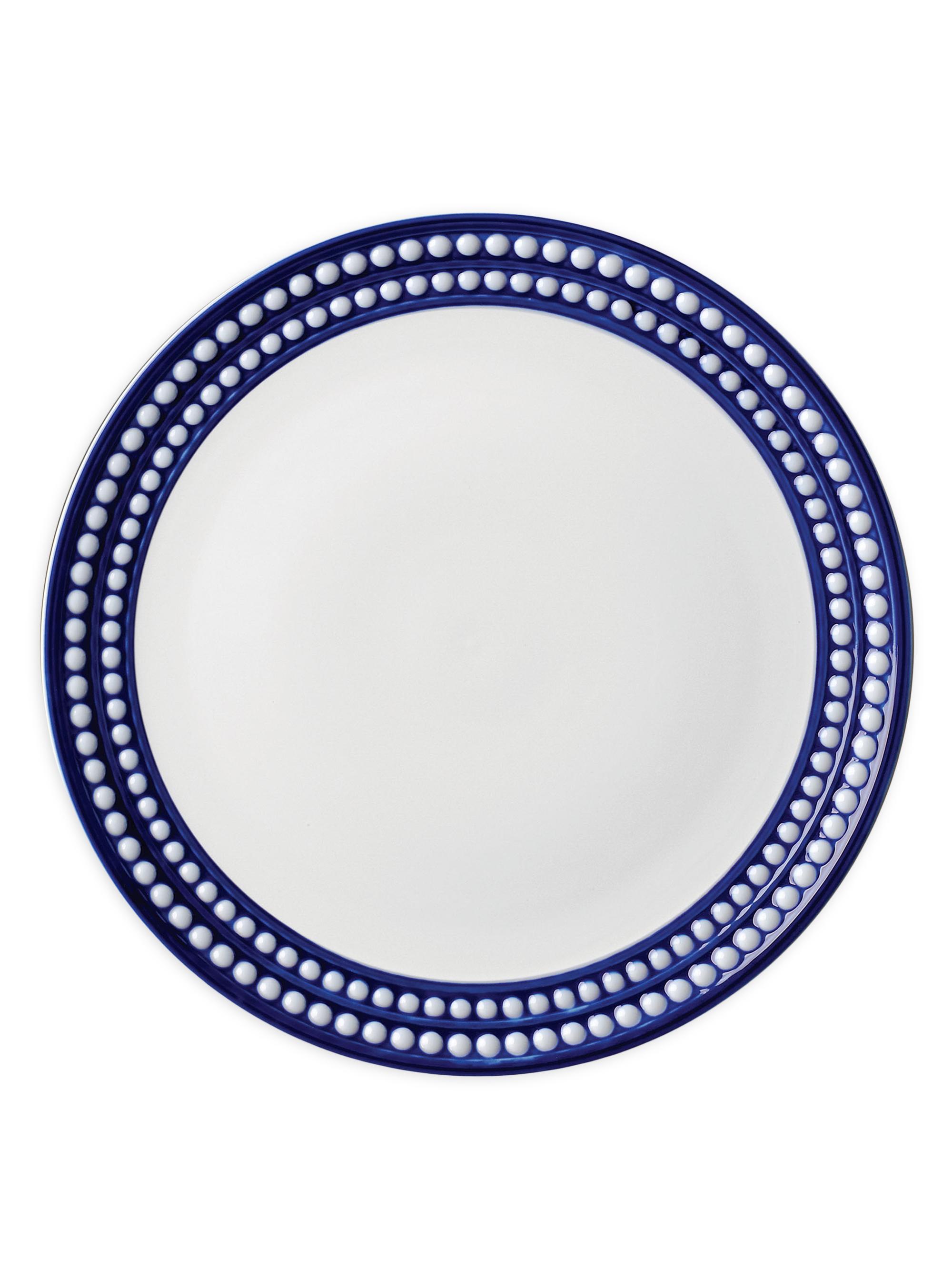 L'Objet Perlée Bleu Dinner Plate