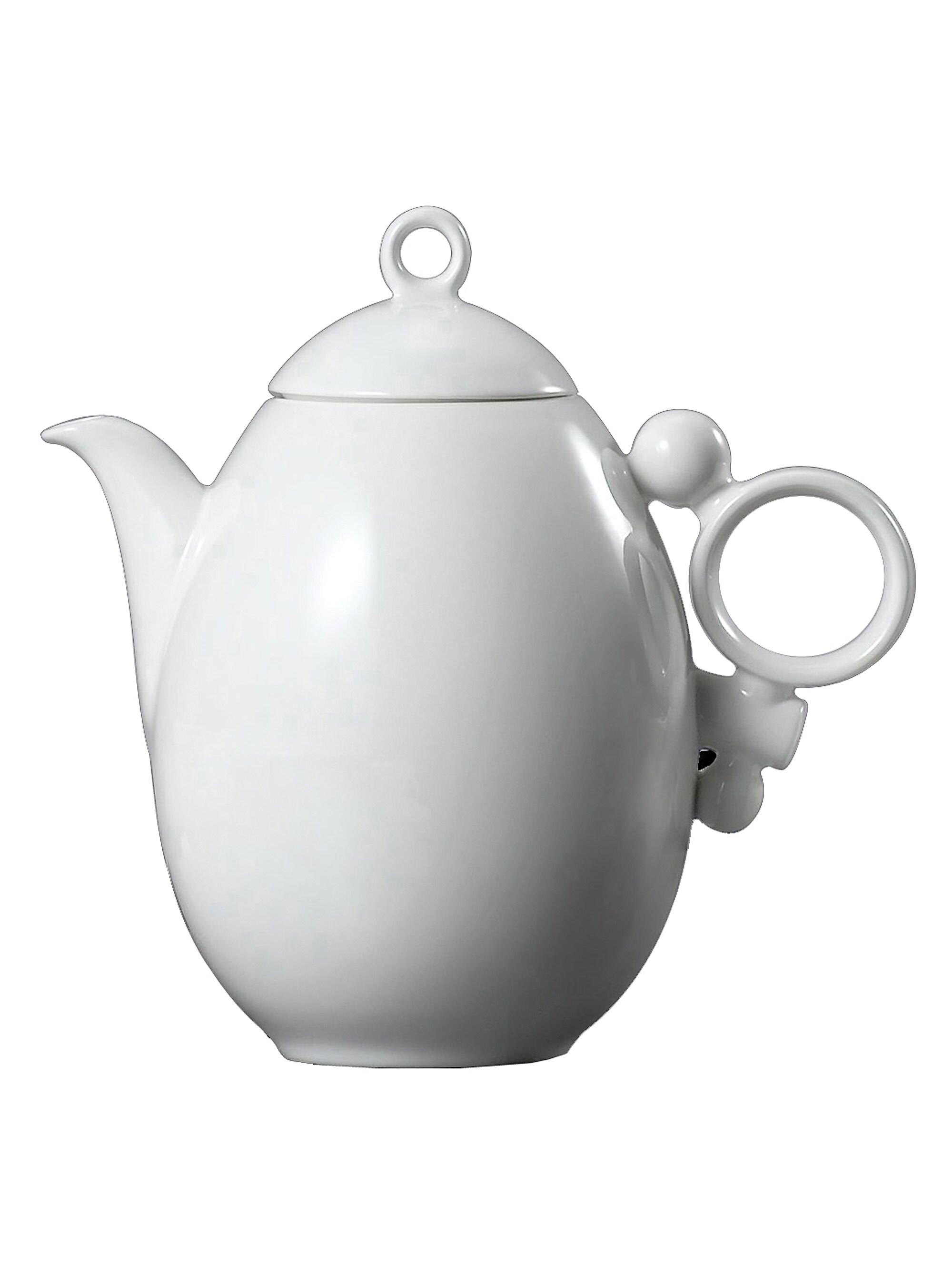 Prouna Geometrica White Teapot