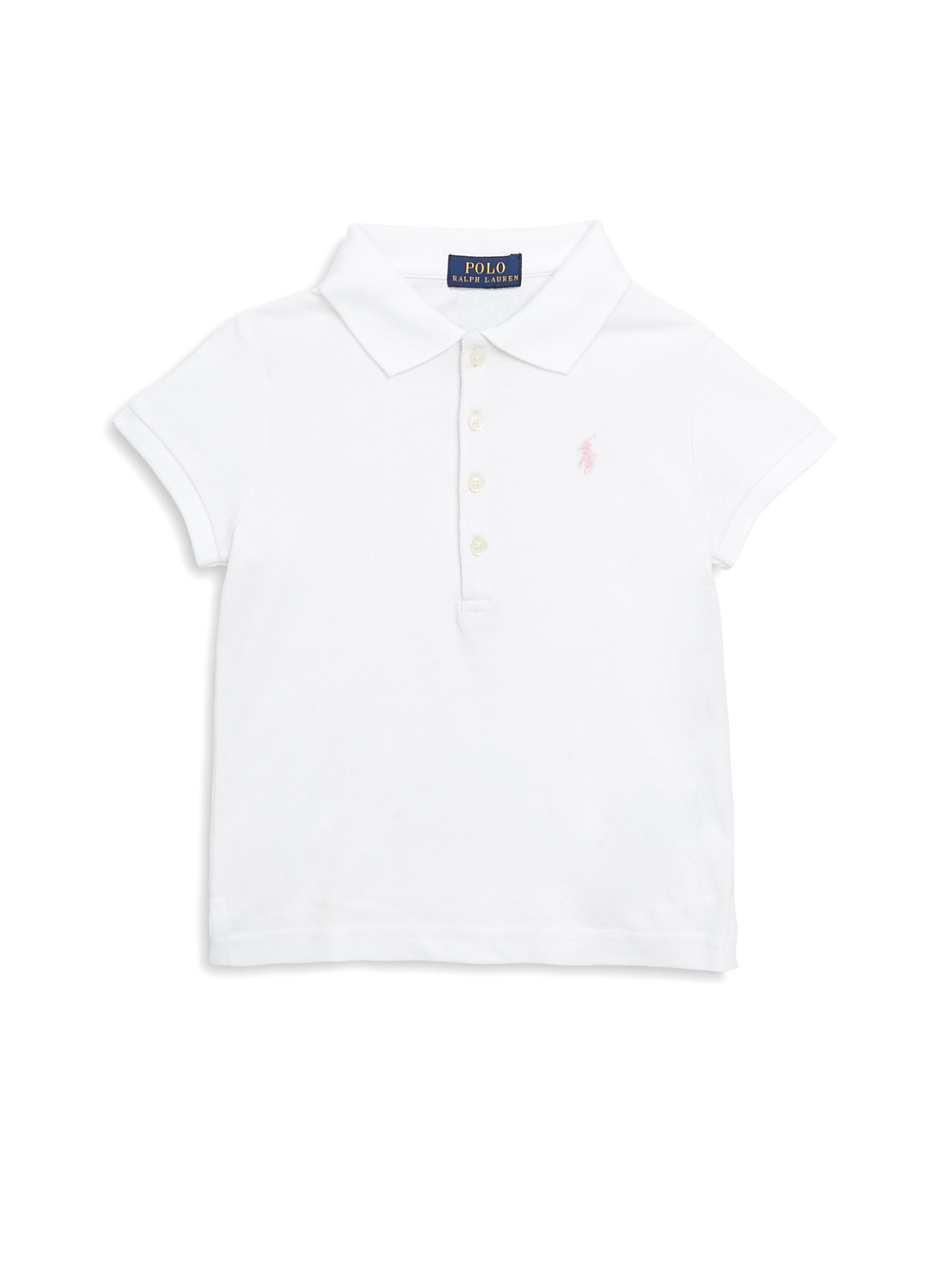 Polo Ralph Lauren Little Girl's & Girl's Cable-Knit Polo Sweater