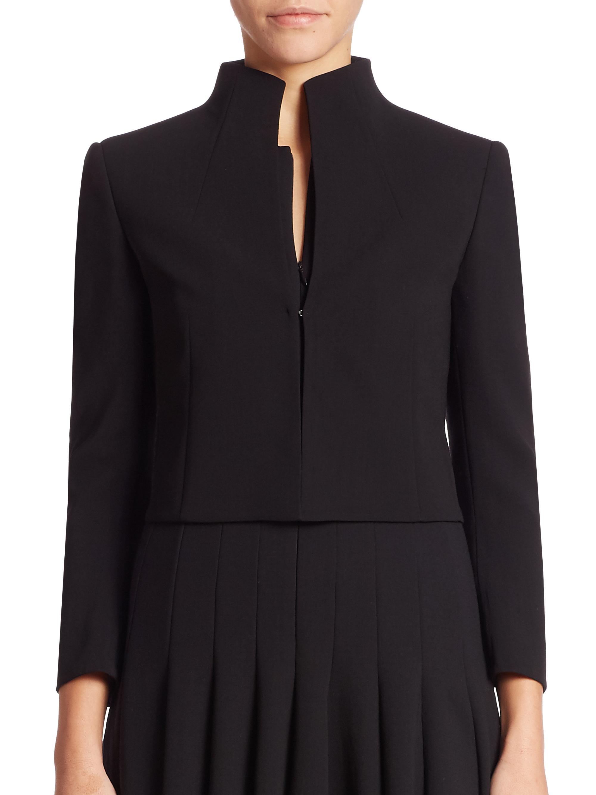 Akris Women's Pandora Stretch Jacket - Black | Thumbnail 6