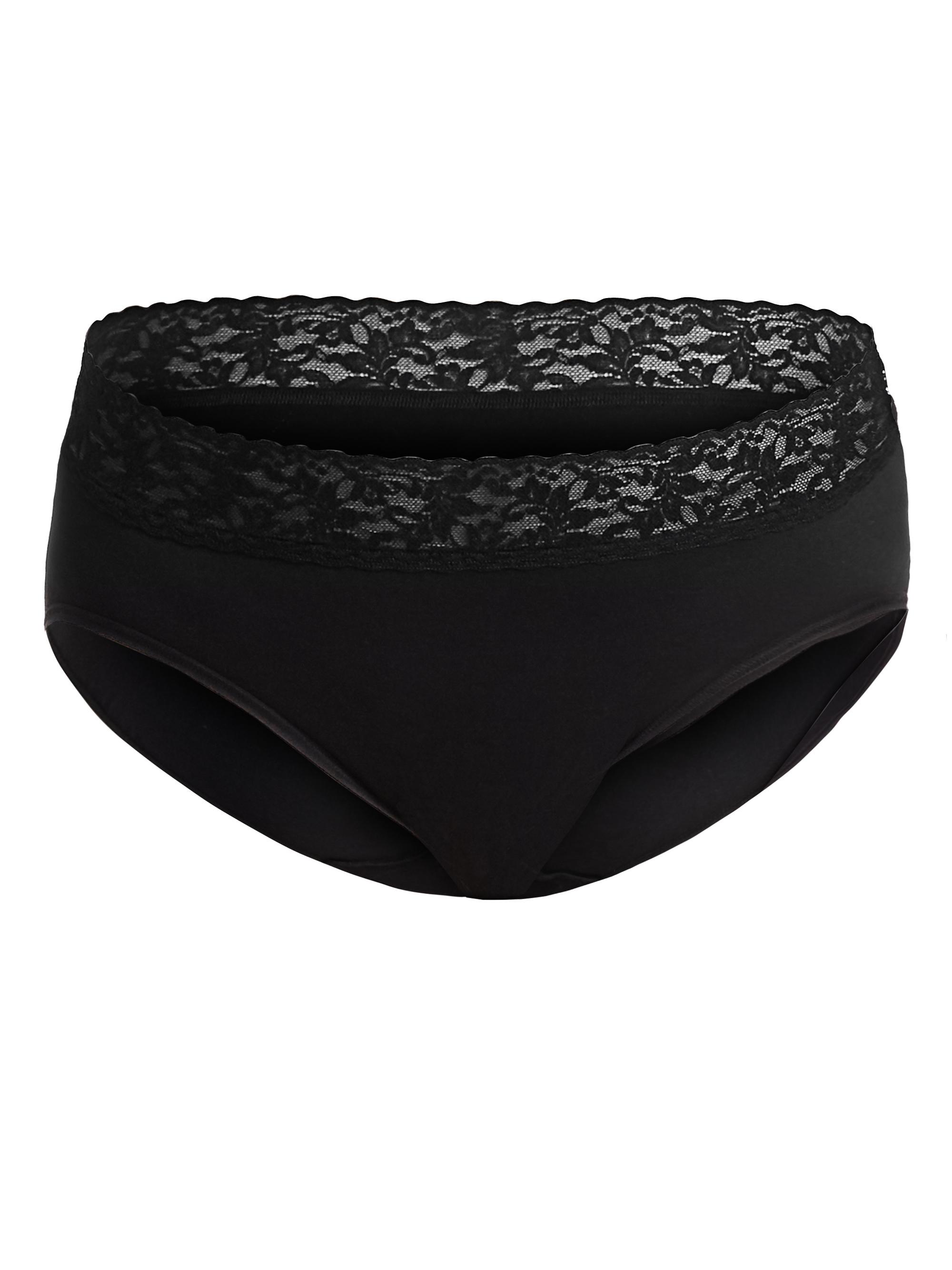 Hanky Panky Women's Plus Cotton French Brief - Black