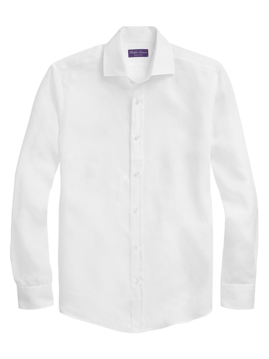 Ralph Lauren Purple Label Classic Linen Sport Shirt | Saks