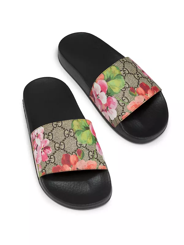 GG Blooms Supreme Slide Sandals
