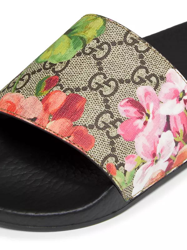 GG Blooms Supreme Slide Sandals