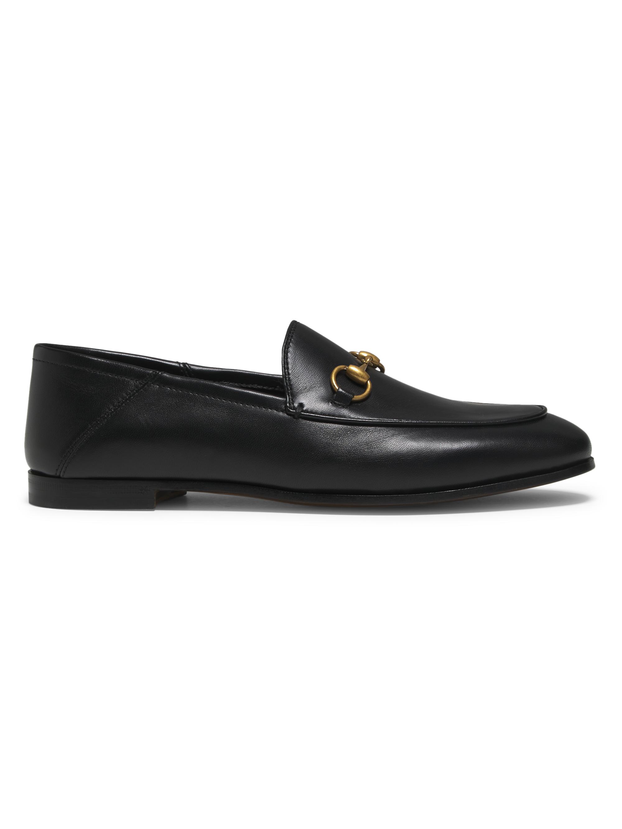 まこ様 GUCCI ビットローファー　GGロゴ Gucci Brixton Leather Horsebit Loafers | Saks Fifth Avenue