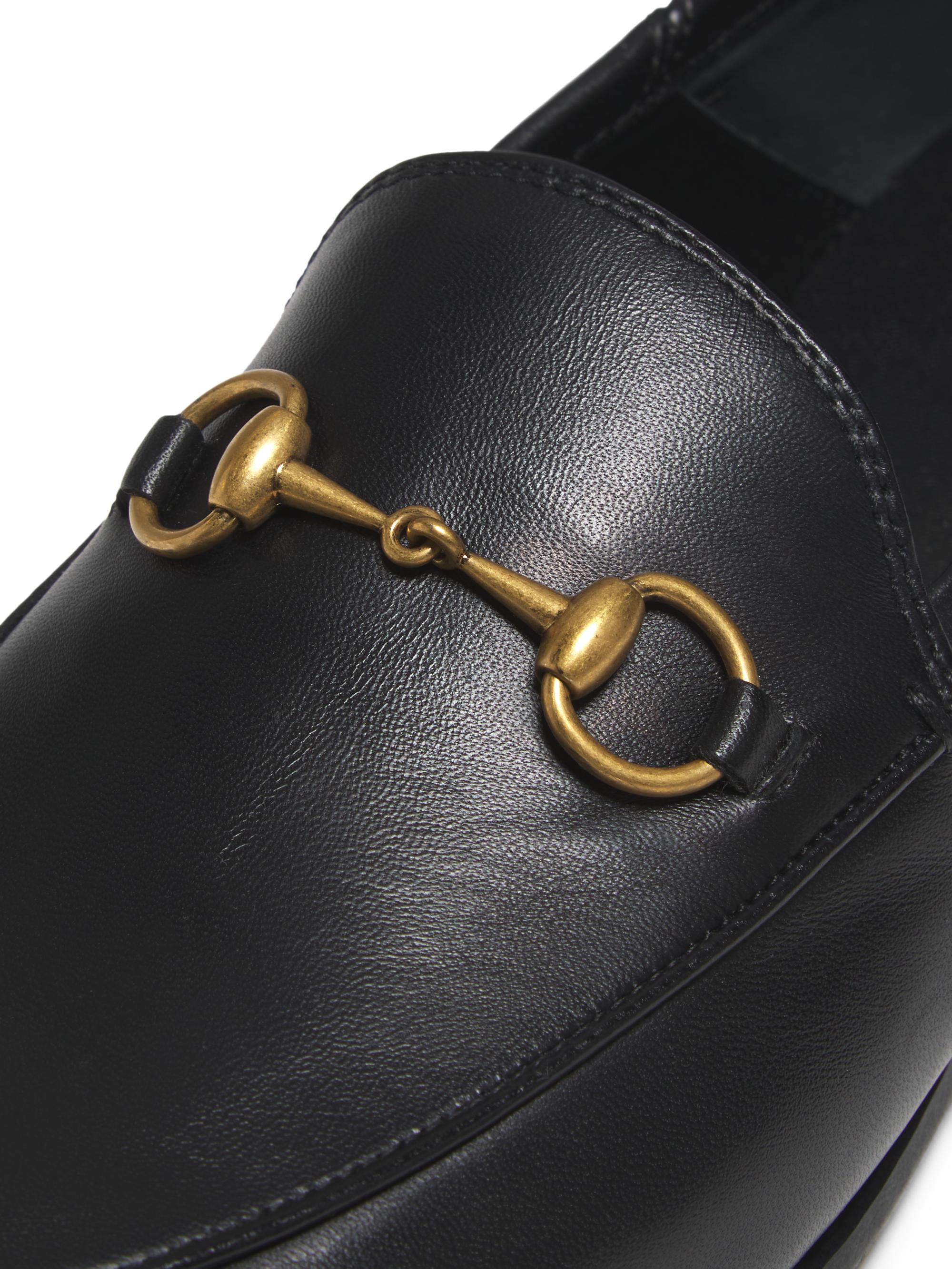 Gucci Brixton Leather Horsebit Loafers | Saks Fifth Avenue