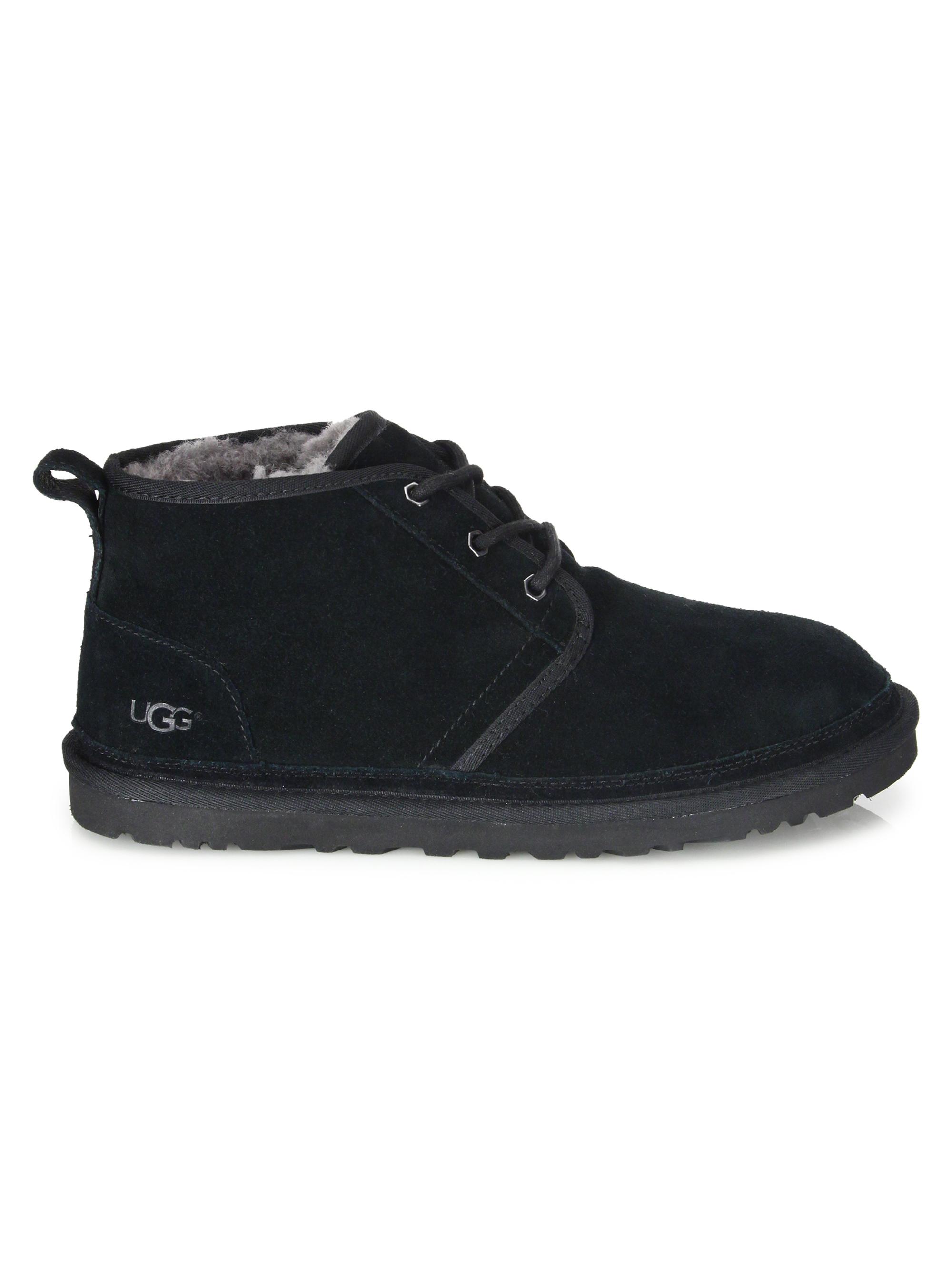 UGG Men's Unisex Neumel Suede Chukka Boots - Black