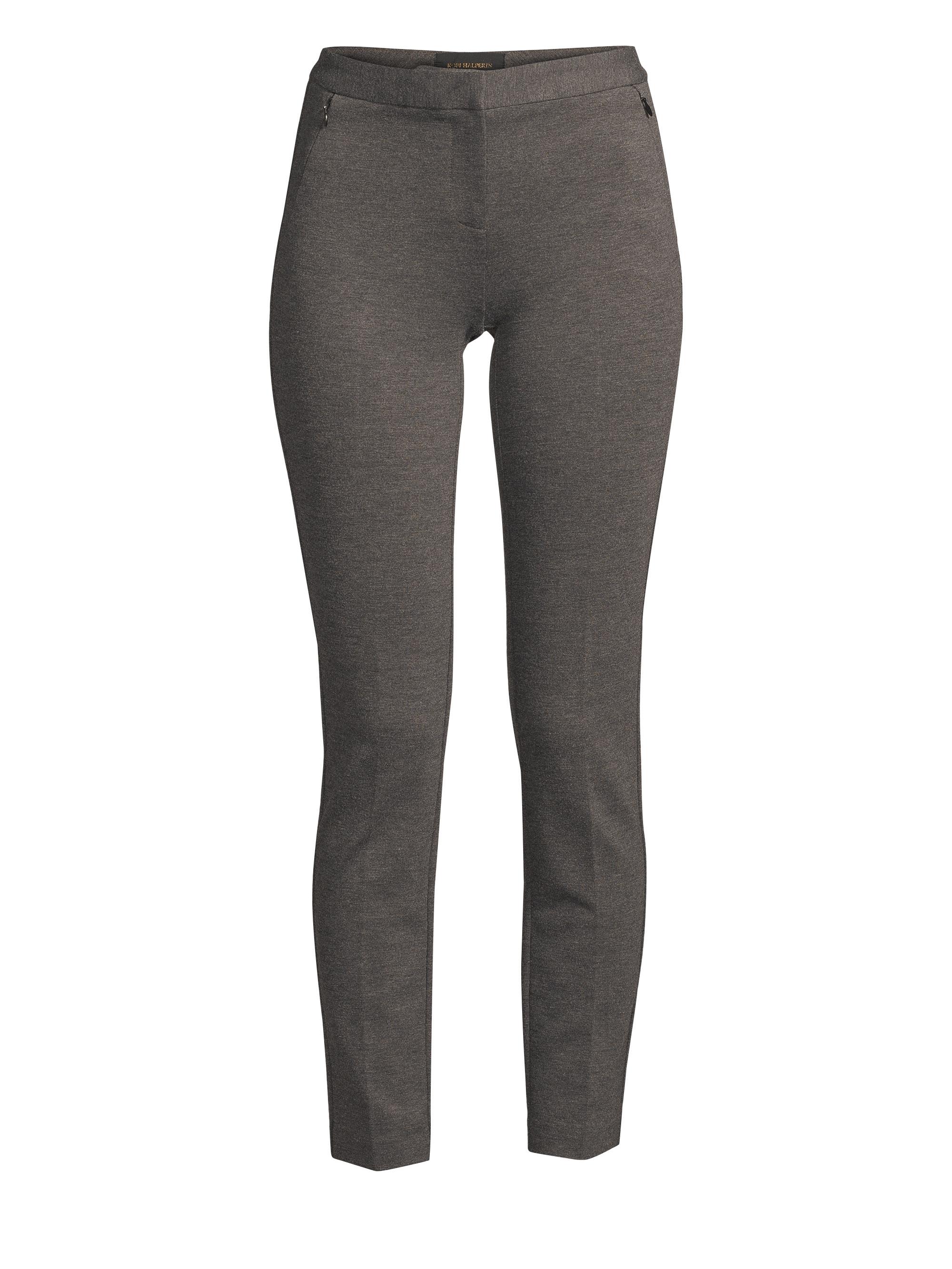 Kobi Halperin Women's Double-Knit Alexandra Pants - Dark Grey Melange