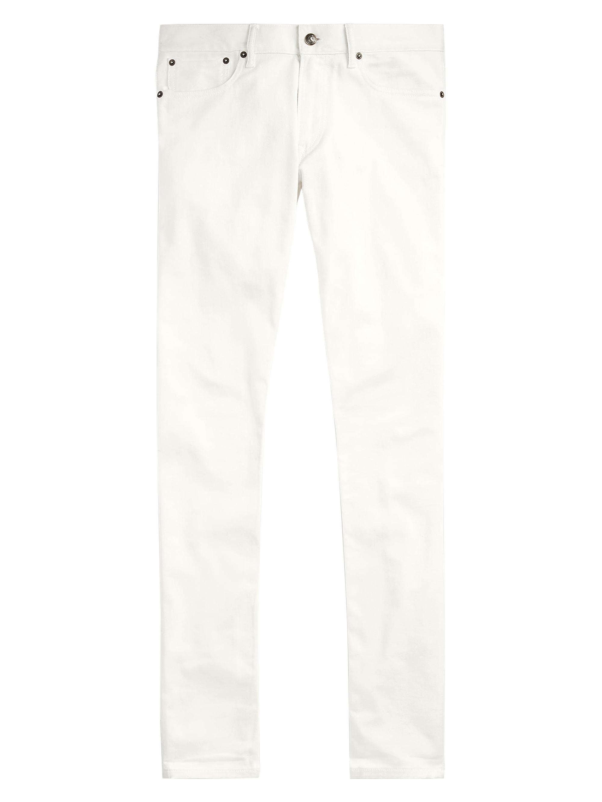 Ralph Lauren Purple Label Men's Slim Fit Jeans - White