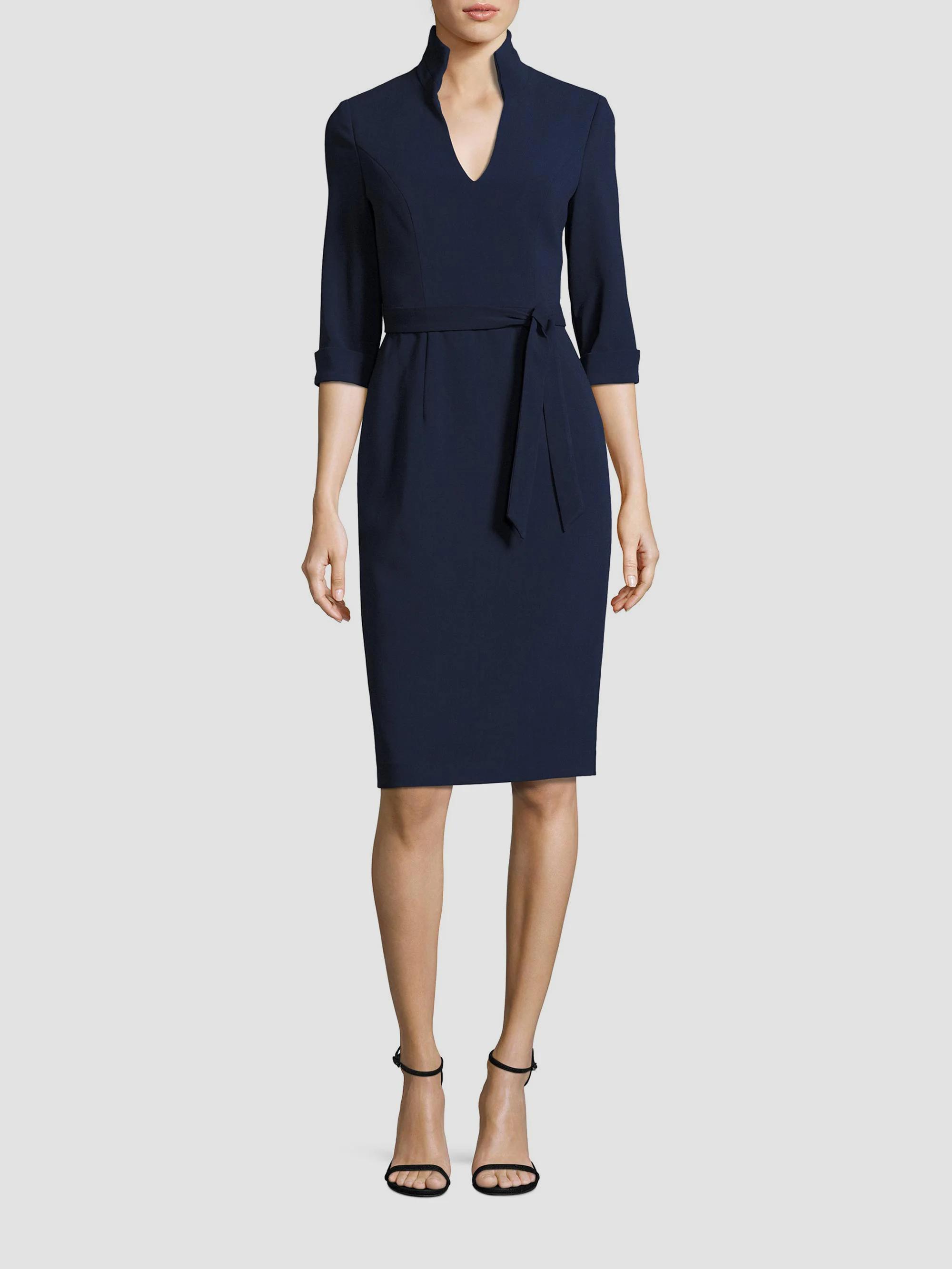 Black Halo Jackie O Three-Quarter Sleeve Dress | Saks Fifth Avenue