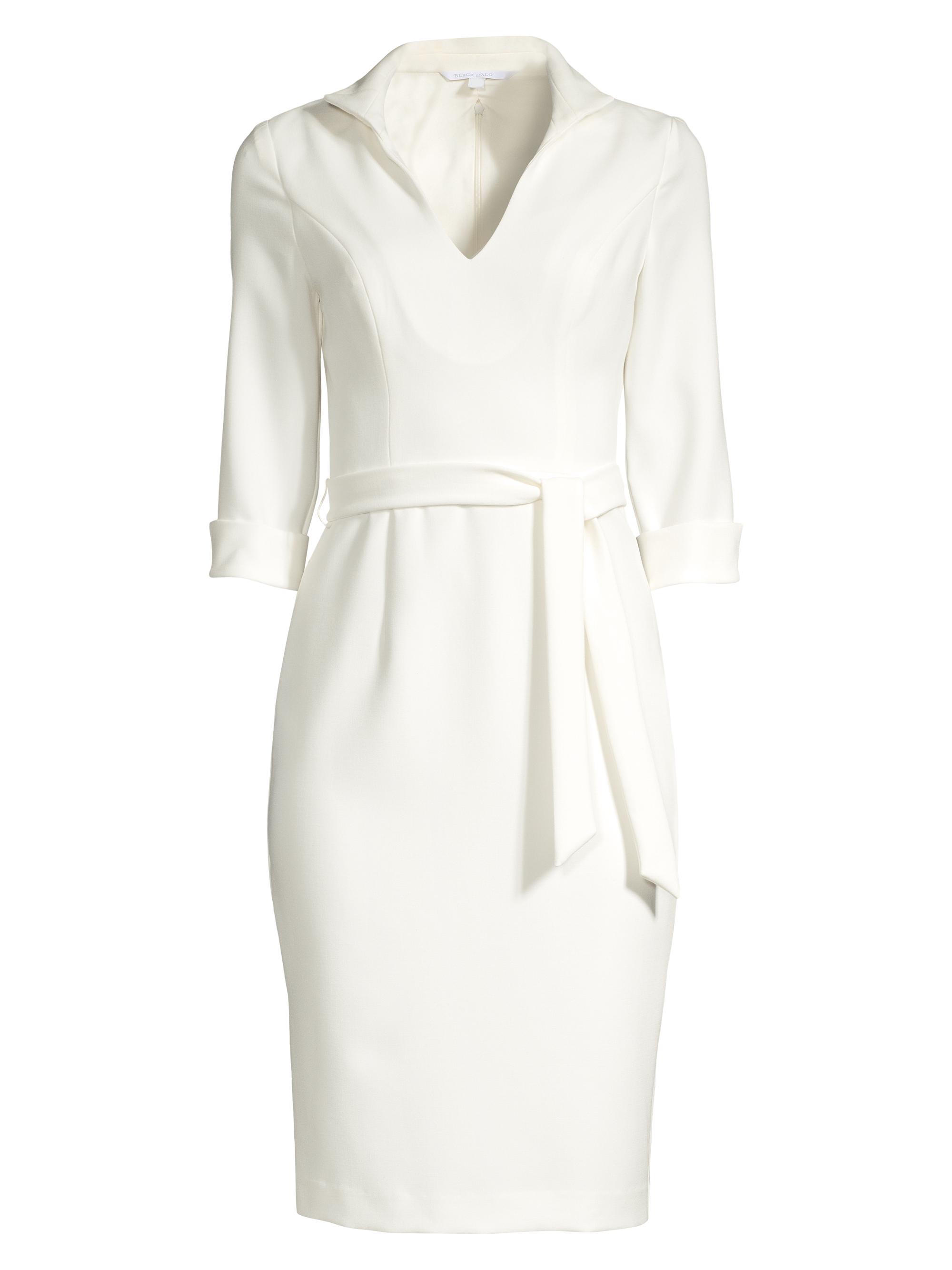 Madeline Tie-Front Sheath Dress