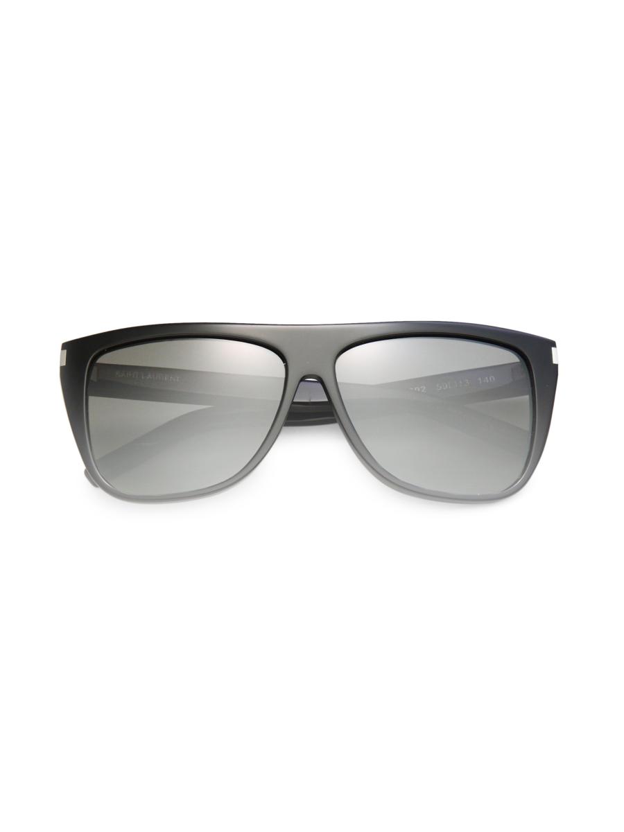 Saint Laurent 59MM Flat Top Sunglasses | Saks Fifth Avenue