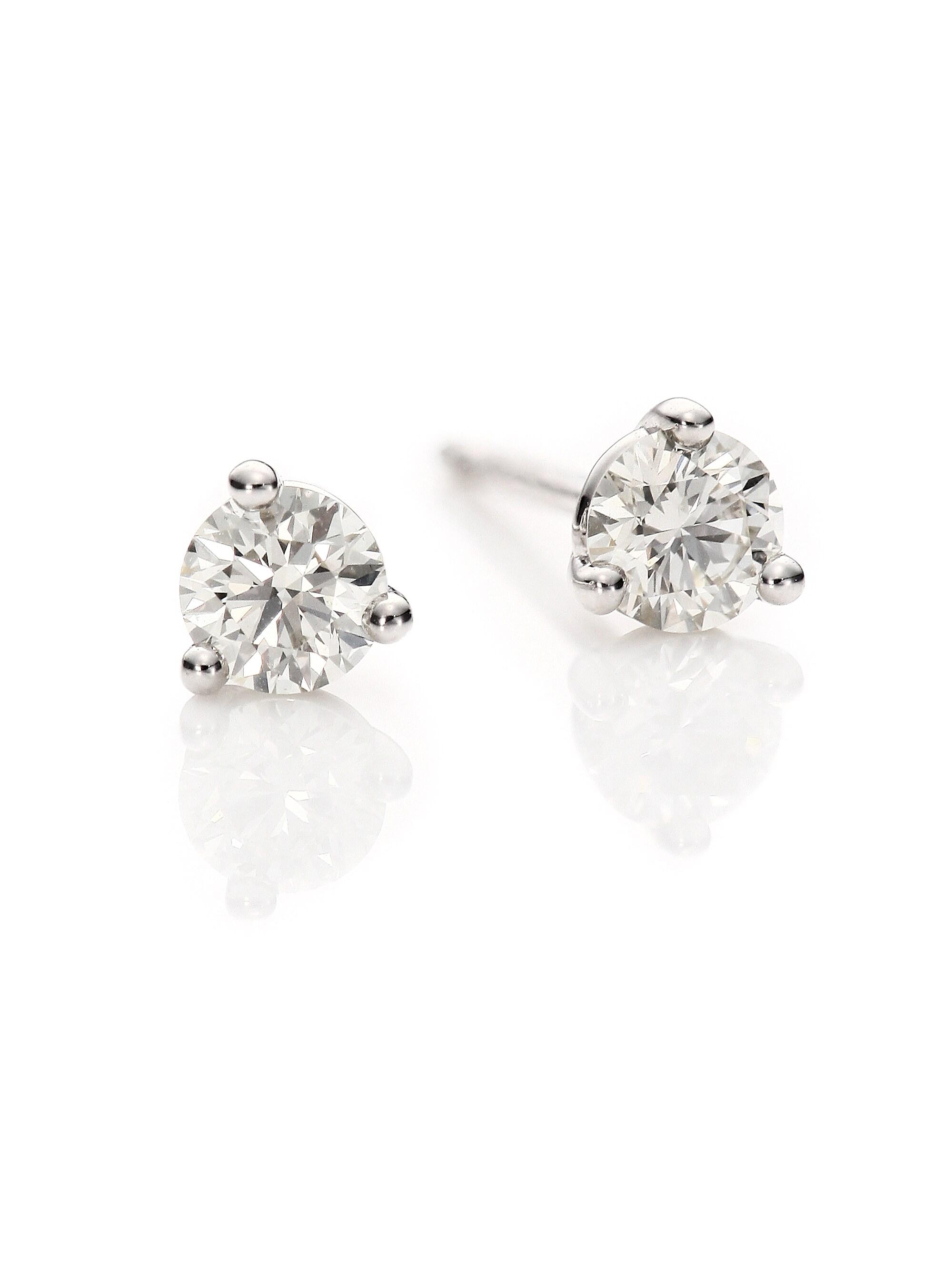 Givenchy 4G Silvery Stud Earrings | Saks Fifth Avenue