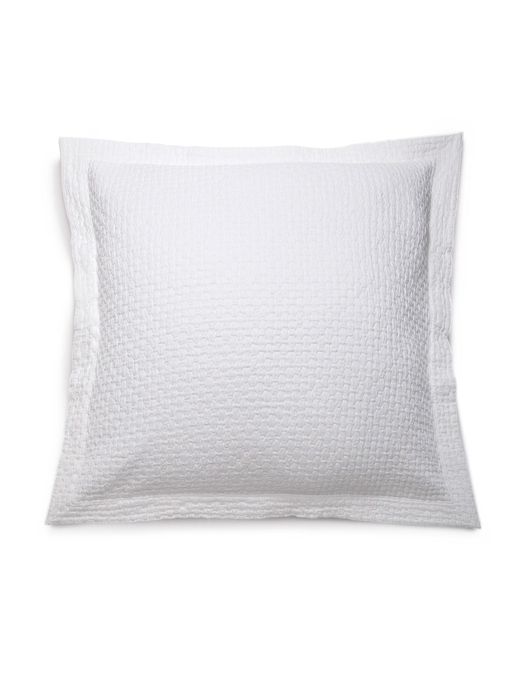 Peacock Alley Juliet Egyptian Cotton Euro Sham - White European