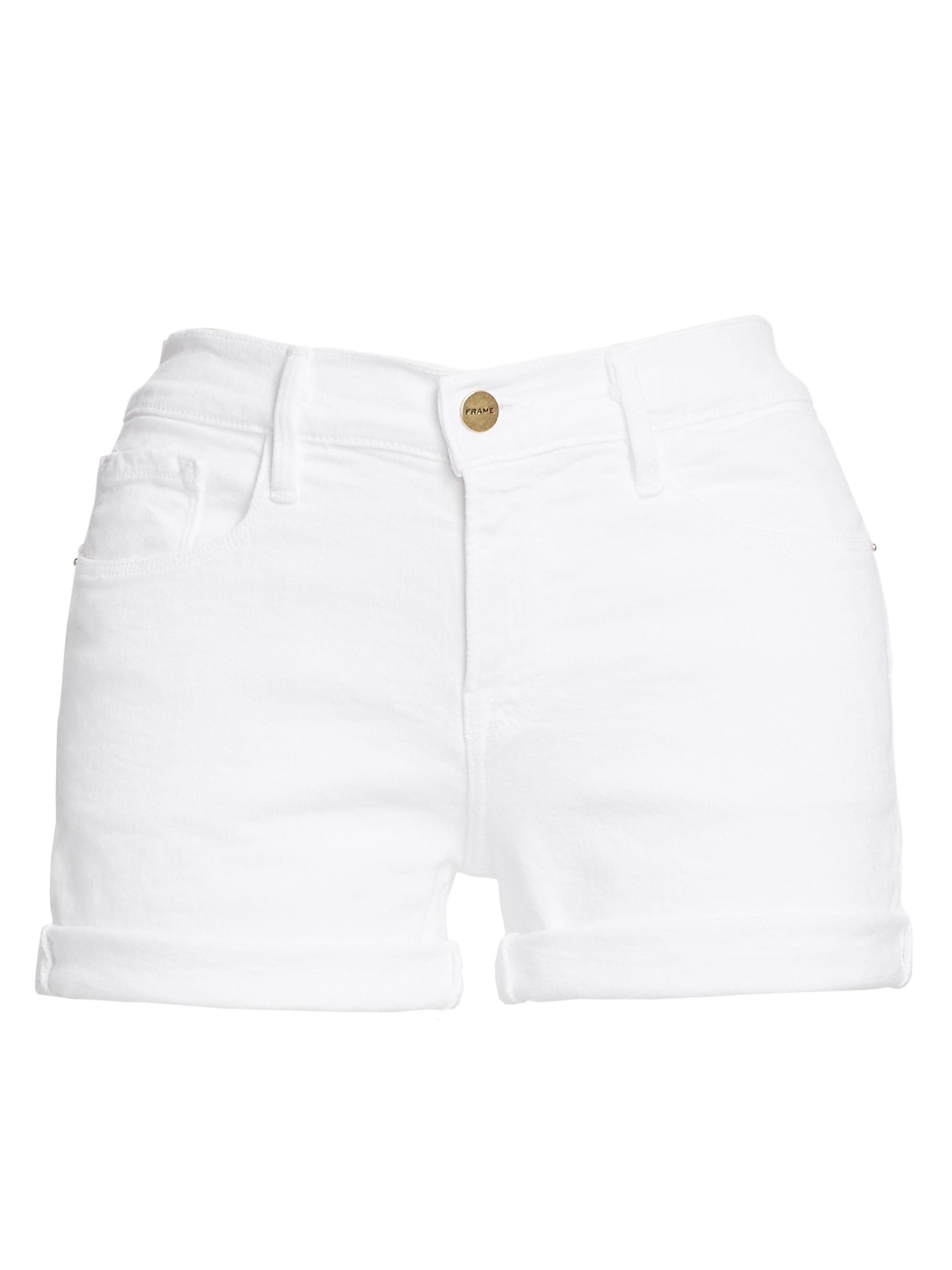 FRAME Le Cut Off Mid-Rise Denim Shorts | Saks Fifth Avenue