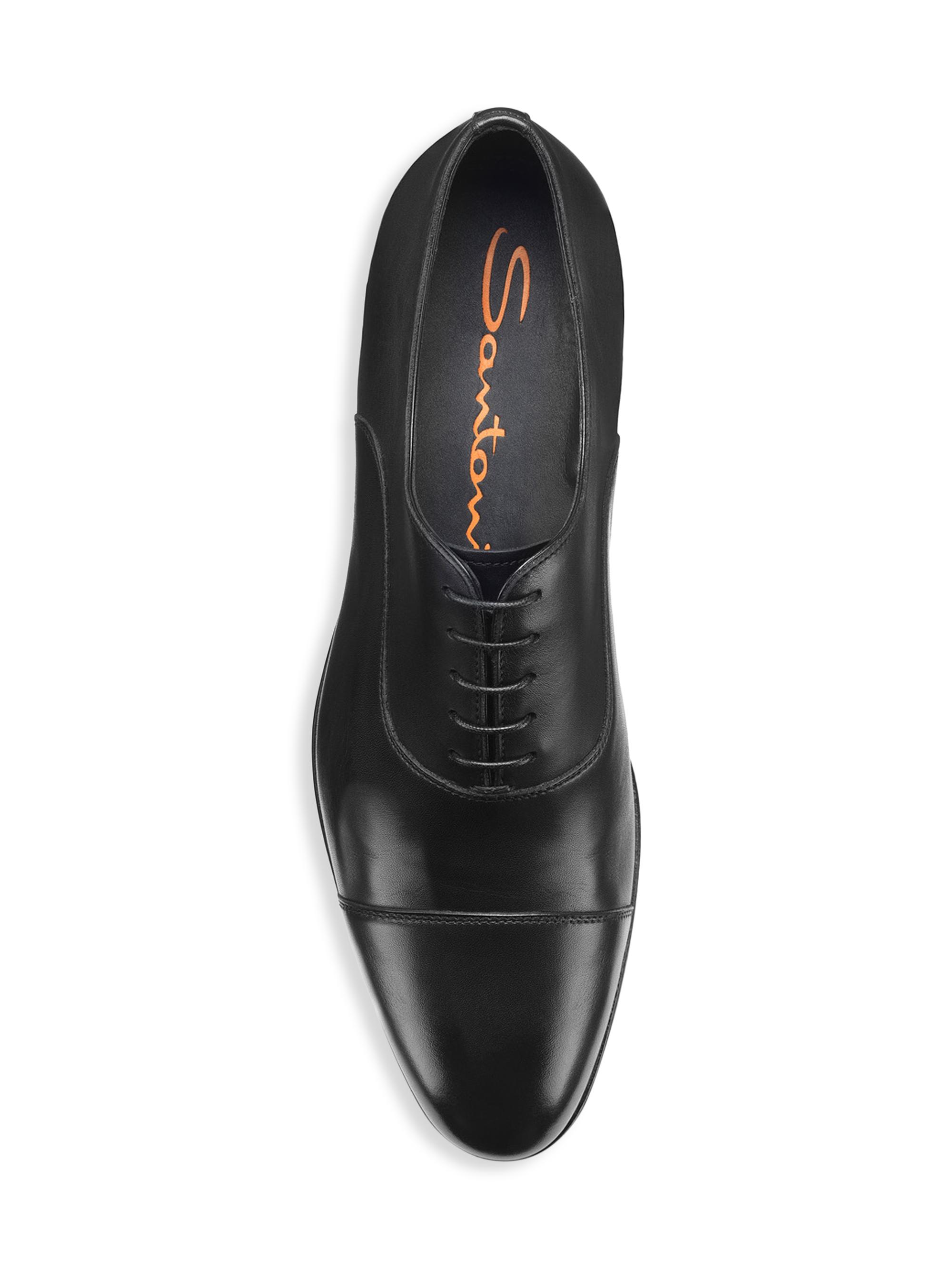 Santoni Darian Cap-Toe Oxfords | Saks Fifth Avenue