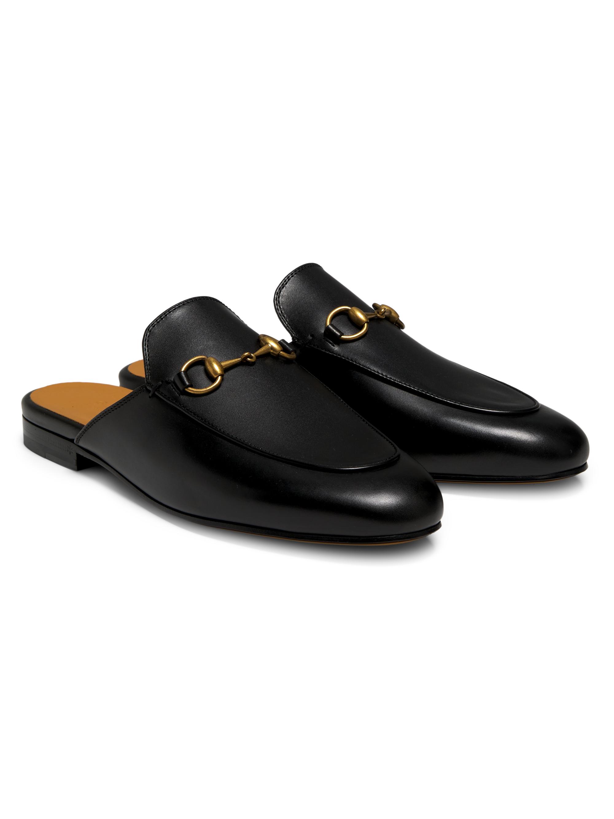 Gucci Princetown Leather Slipper | Saks Fifth Avenue