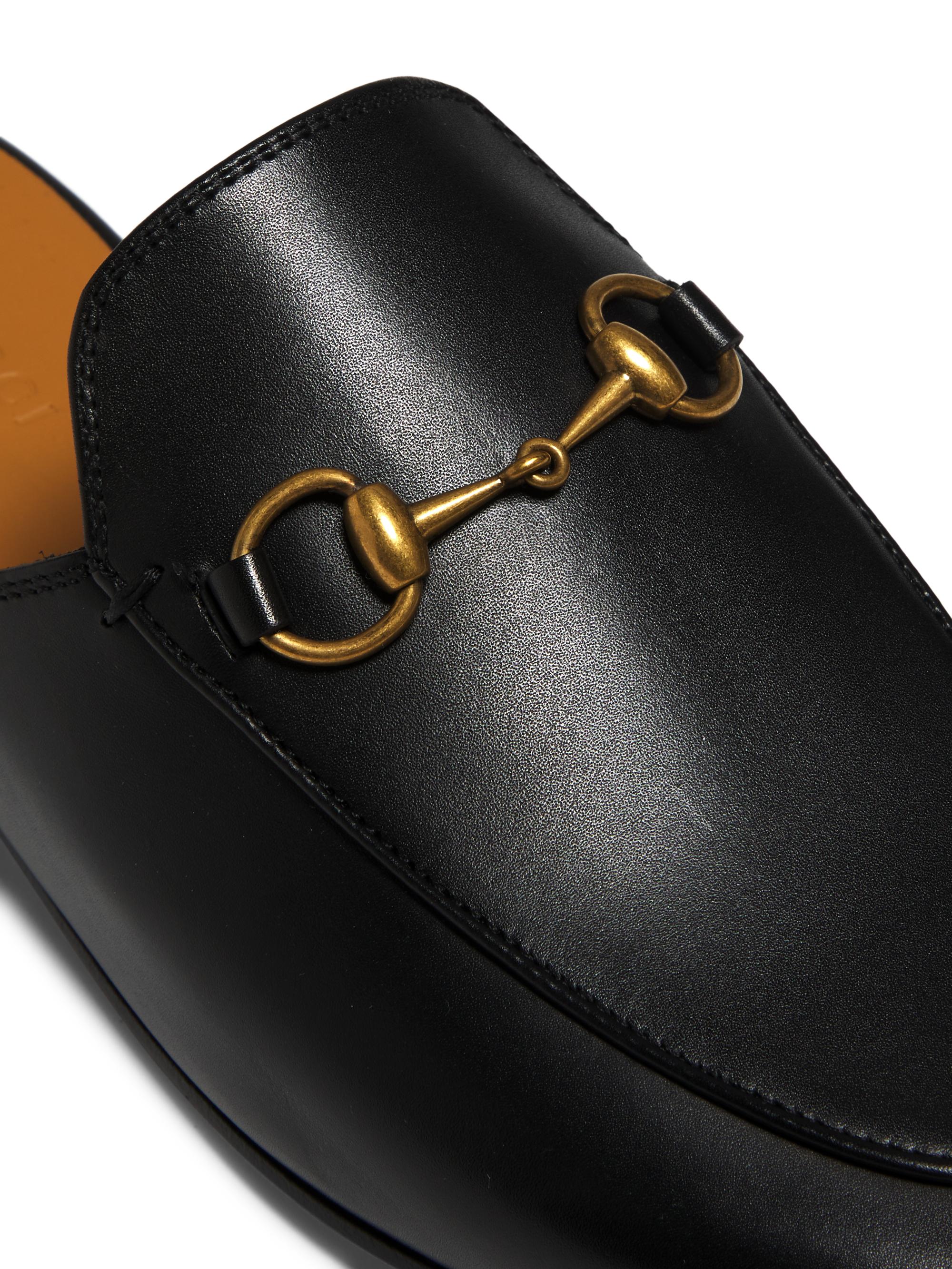 Gucci Princetown Leather Slipper | Saks Fifth Avenue