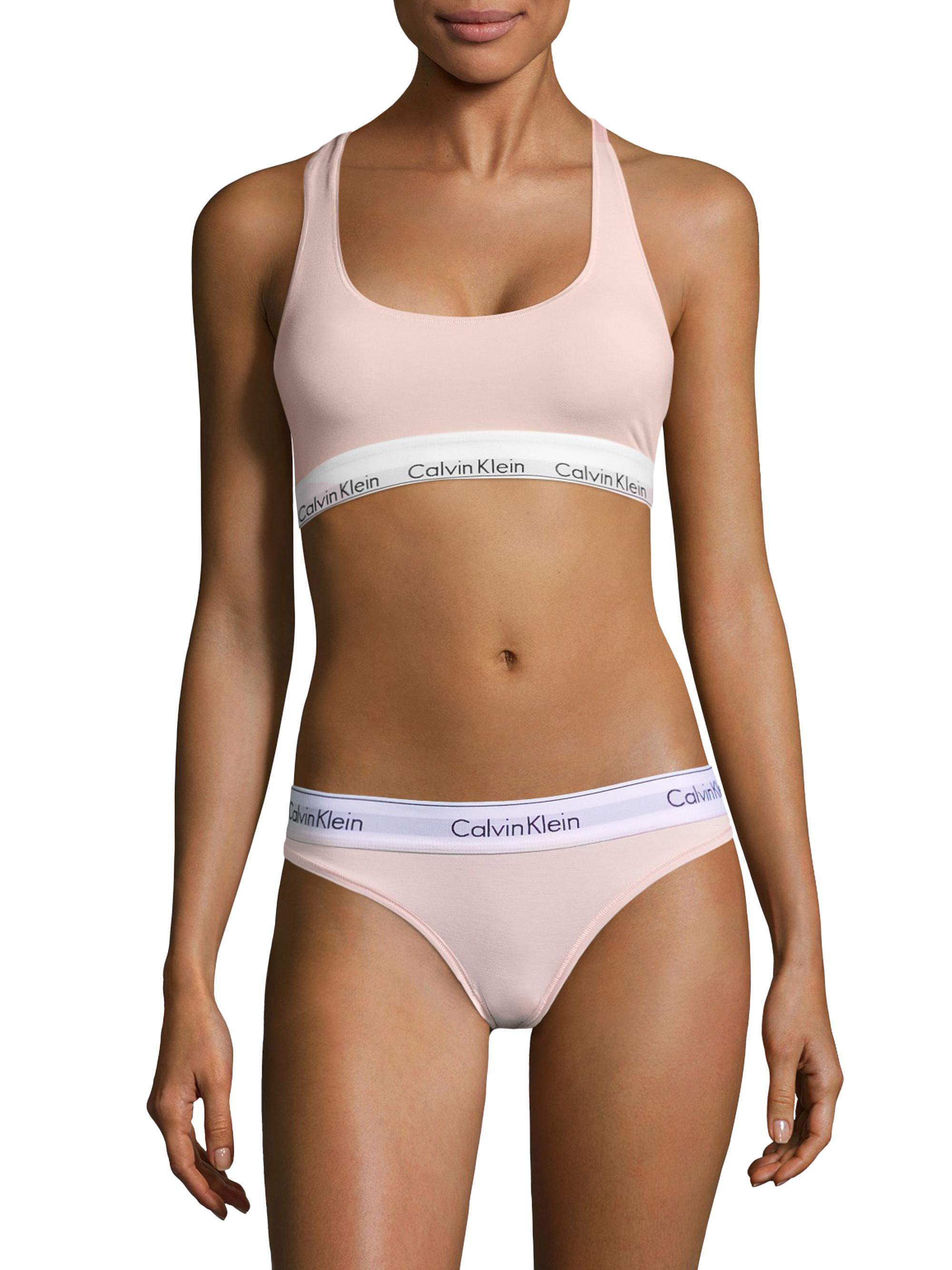 Calvin Klein Women's Modern Cotton Bralette - Light Pink