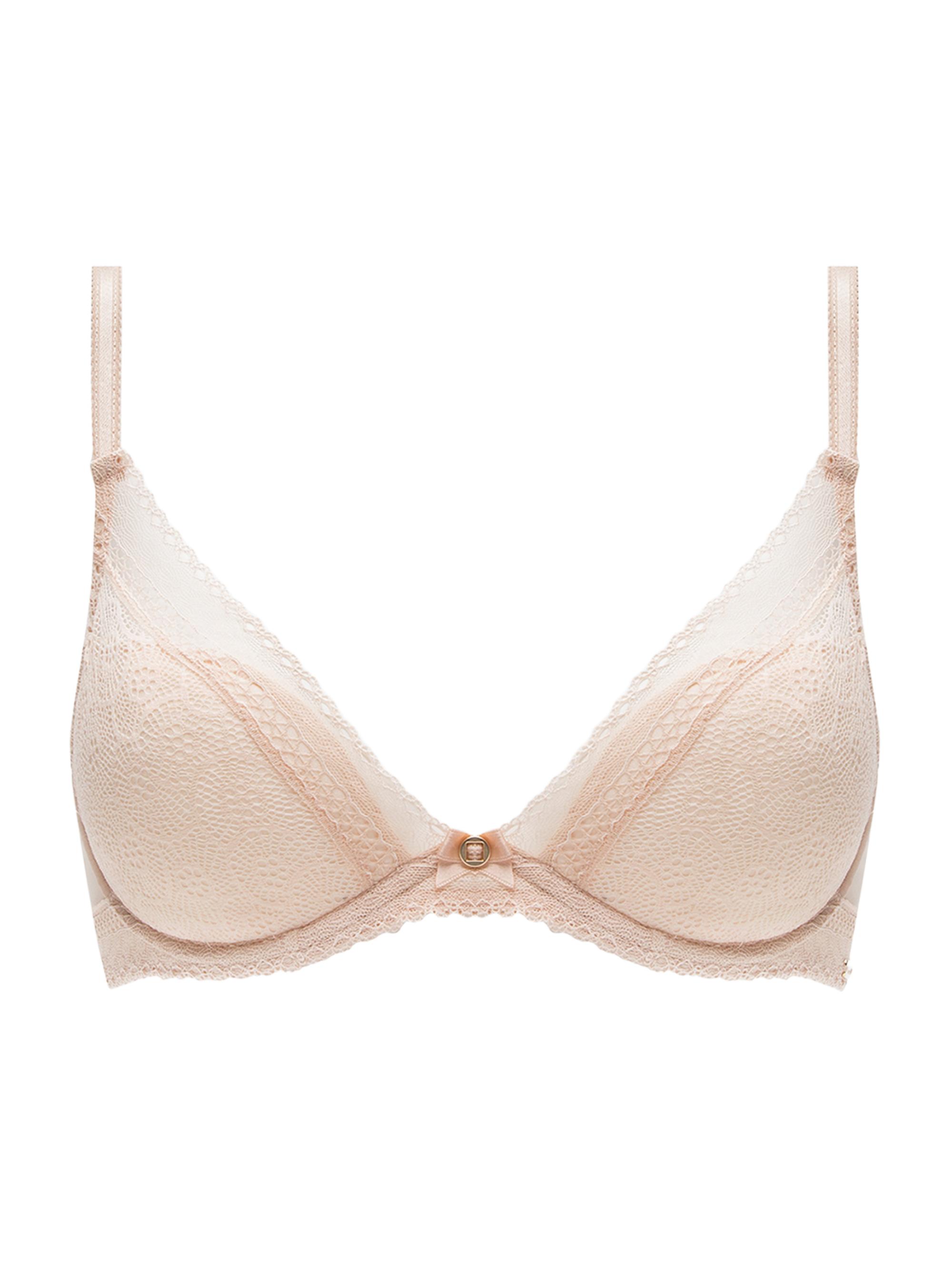 Chantelle Festivite Lace Plunge Bra - Nude Blush | Thumbnail 6