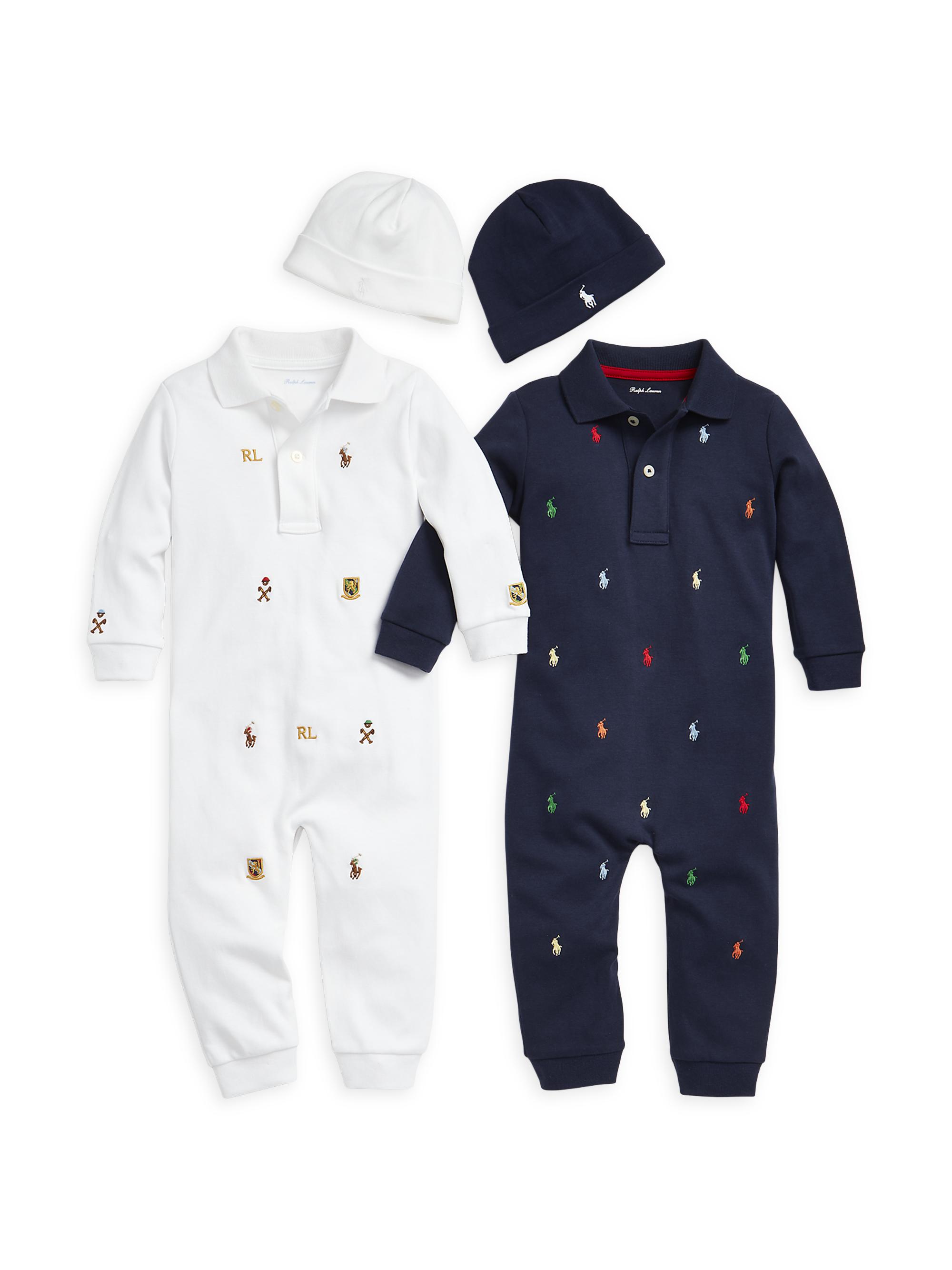 Polo Ralph Lauren Baby Boy's Pony Cotton Interlock Coverall