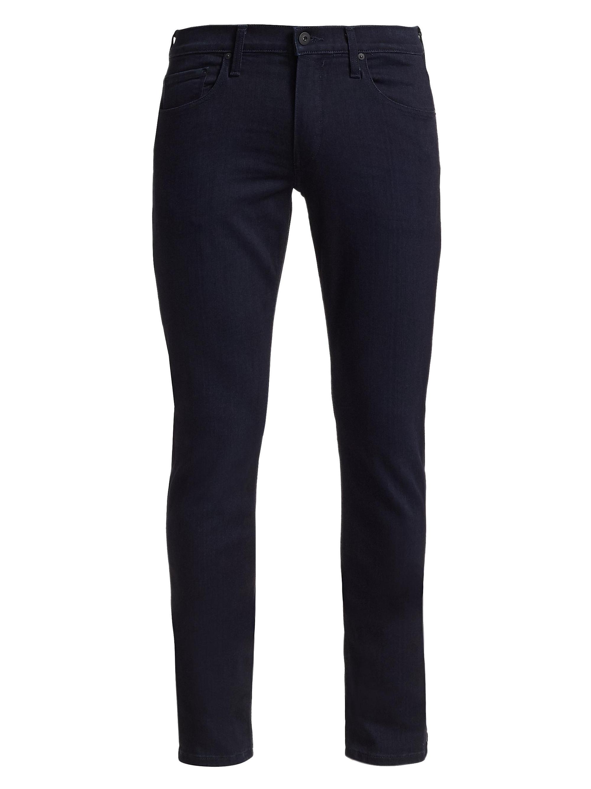 Paige Federal Extra Long Stretch Slim-Straight Jeans - Inkwell