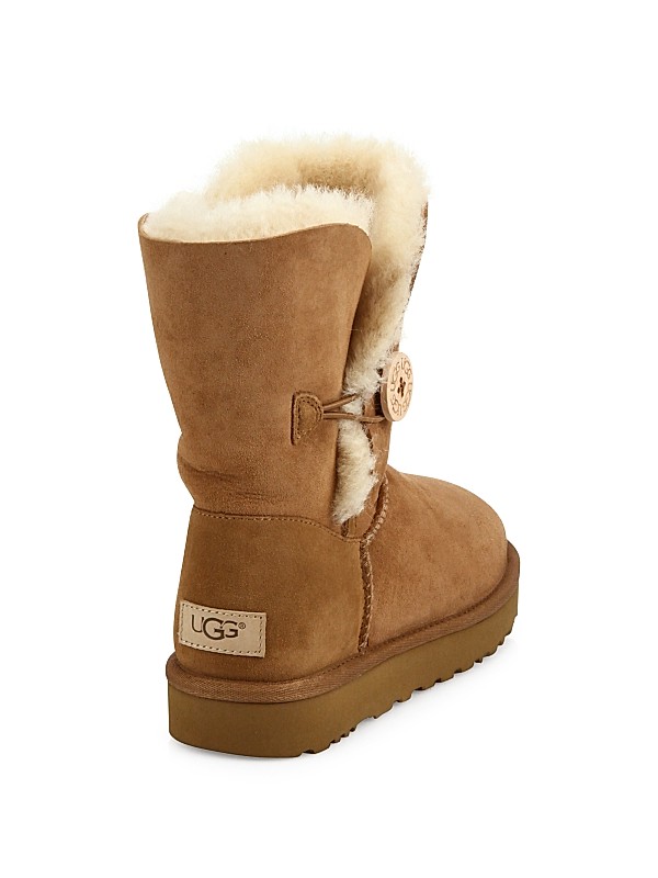 Shop UGG Bailey Button II Sheepskin-Lined Suede Boots | Saks Shop UGG Bailey Button II Sheepskin-Lined Suede Boots | Saks