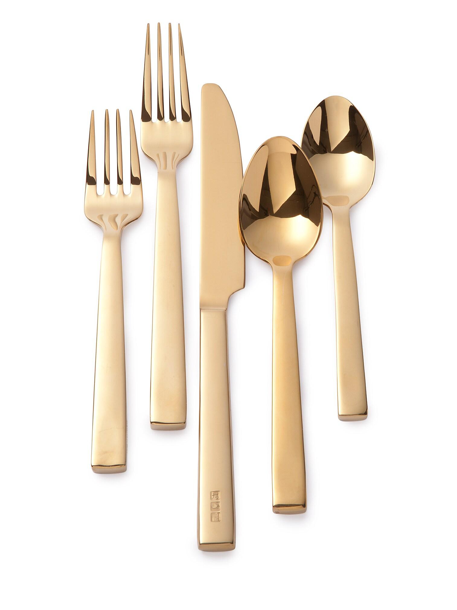 Ralph Lauren Academy Five-Piece Place Setting - Gold