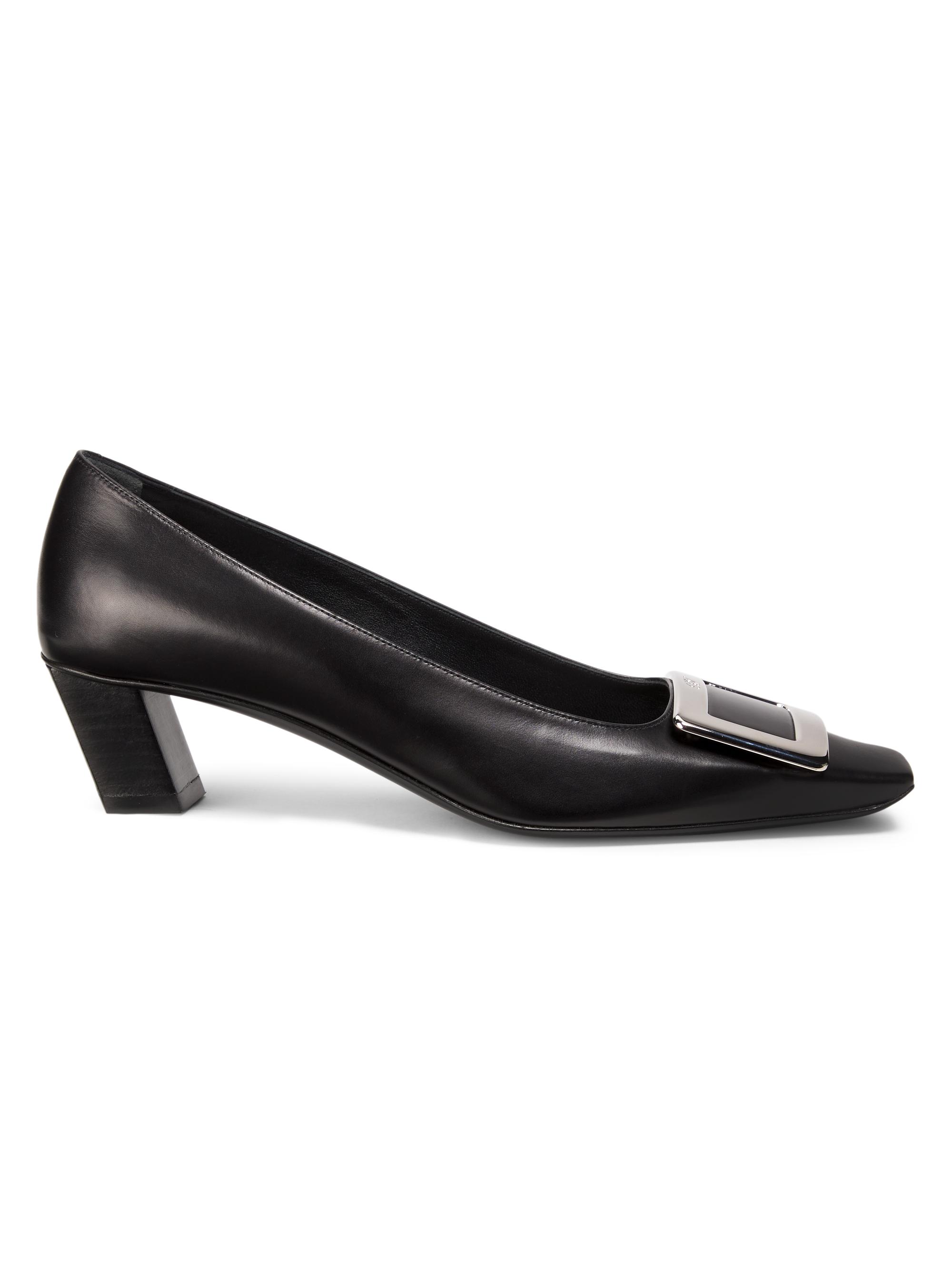 Roger Vivier Belle Vivier 45MM Leather Pumps | Saks Fifth Avenue