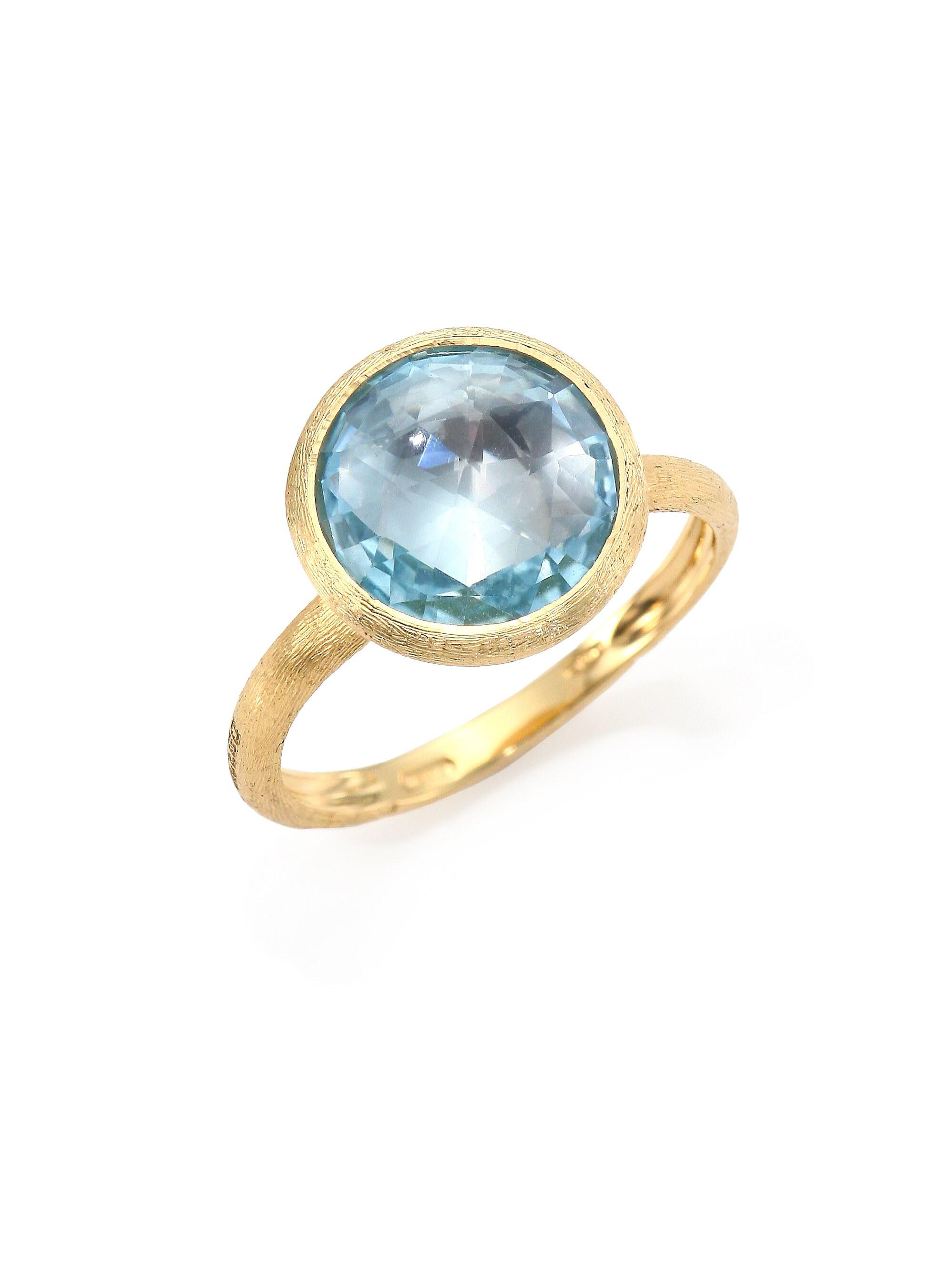 Marco Bicego Jaipur 18k Gold & Topaz Cocktail Ring - Gold Topaz