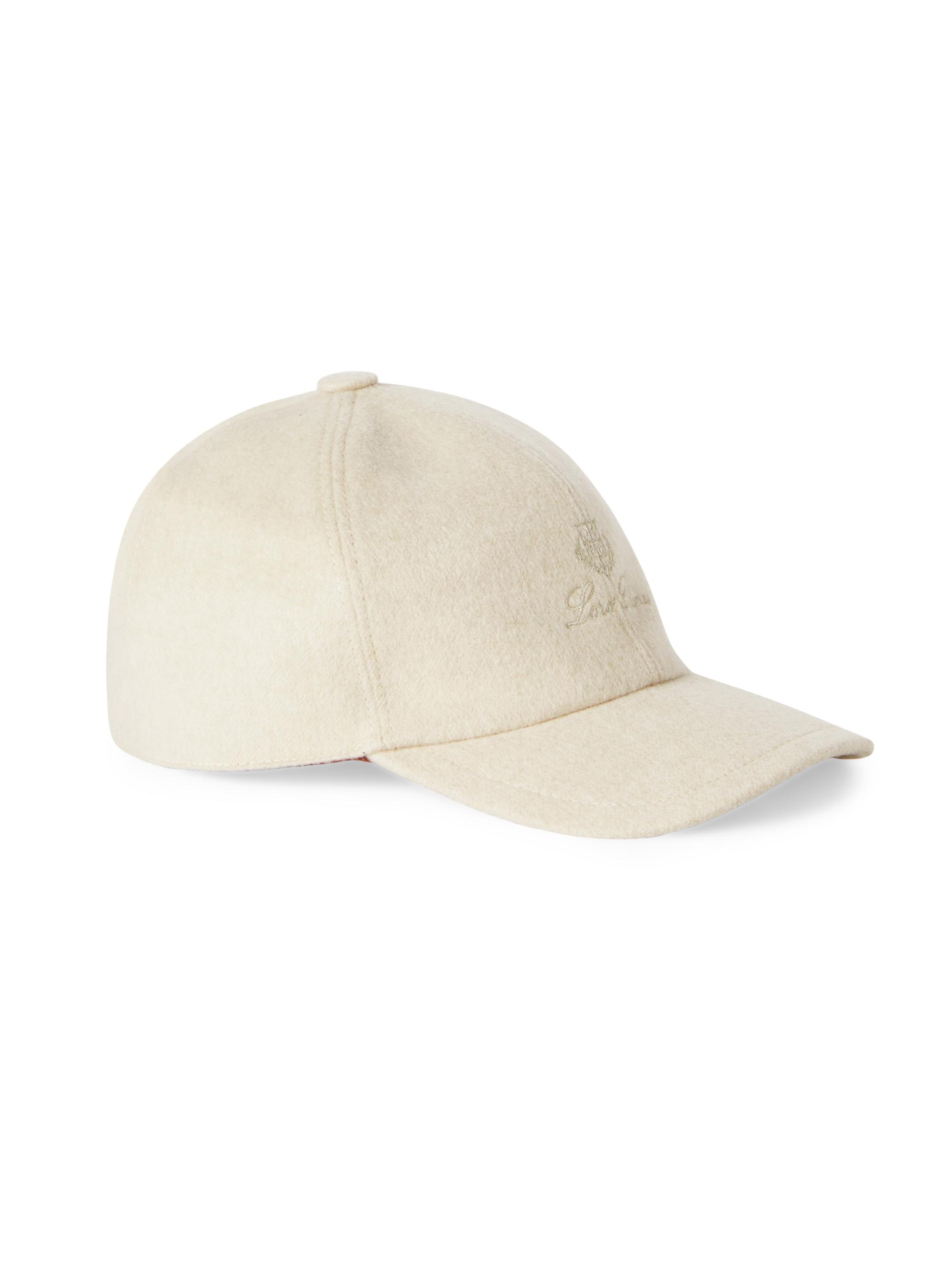 Loro Piana Men's Cashmere Cap - Natural Melange