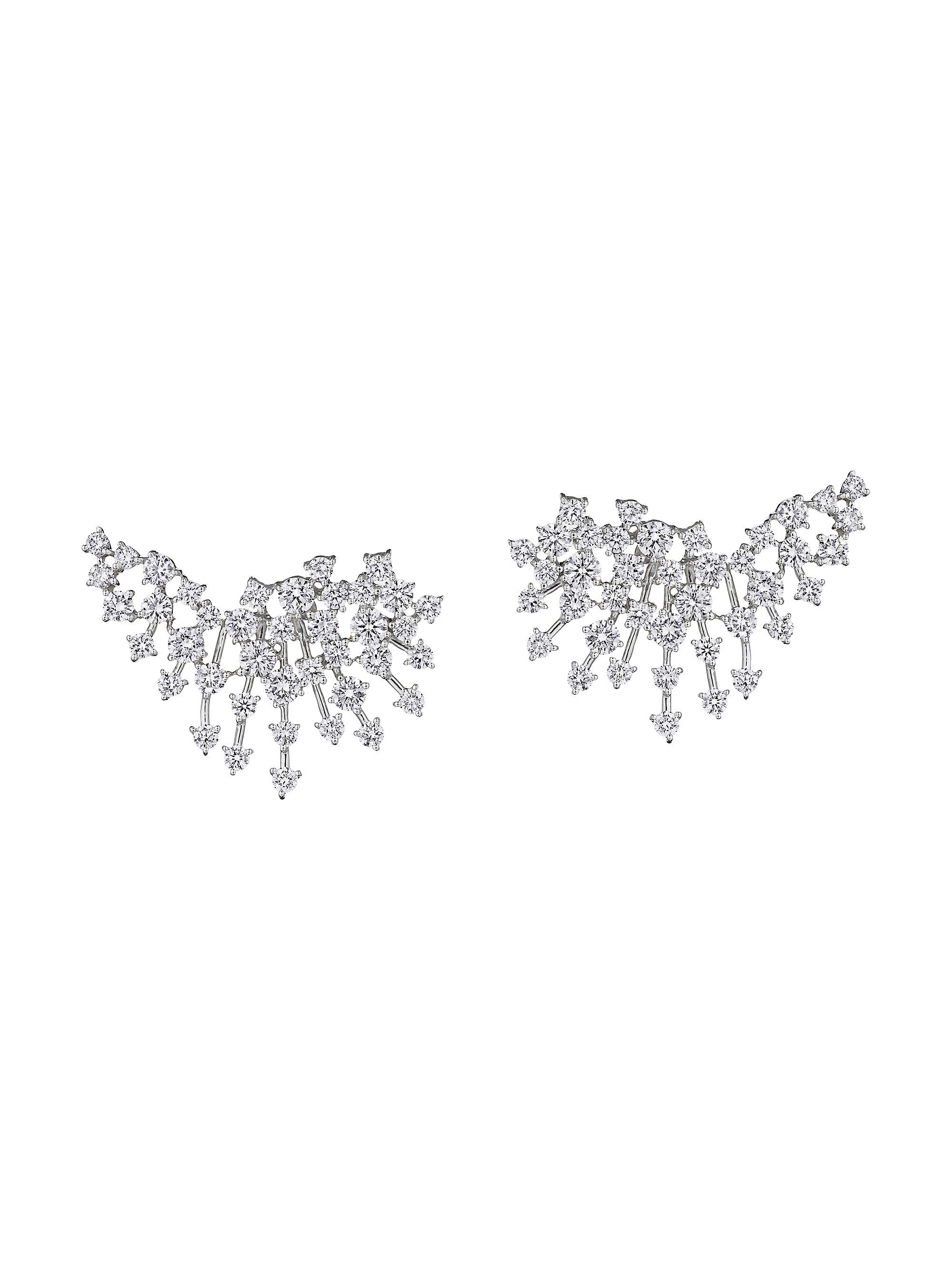 Hueb Women's Luminus 18K White Gold & 3.99 TCW Diamond Earrings - White Gold