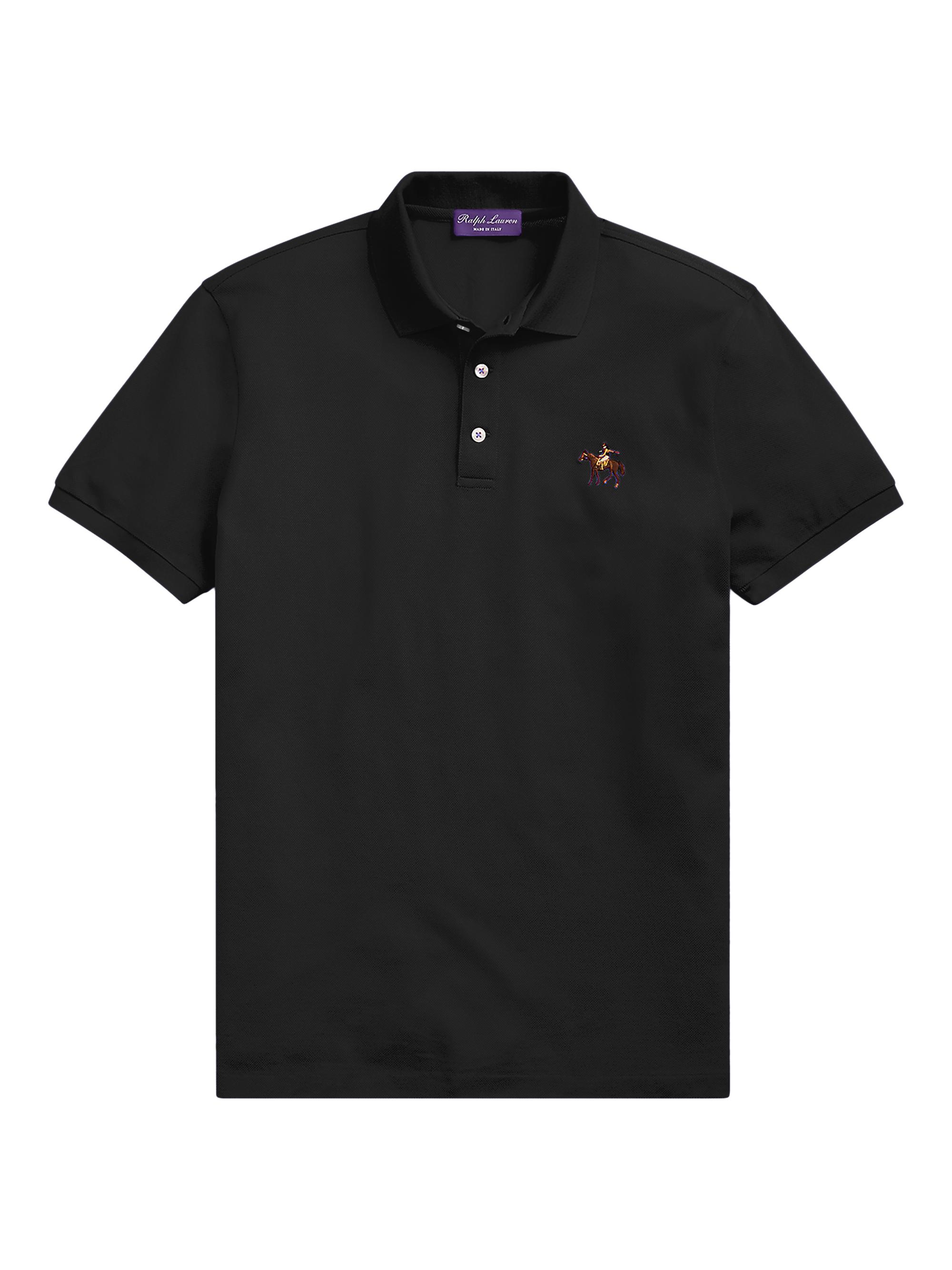 Polo by Ralph Lauren 開襟 SAX シャツ L寸　ブラック Polo by Ralph Lauren 開襟 SAX シャツ L寸ブラック