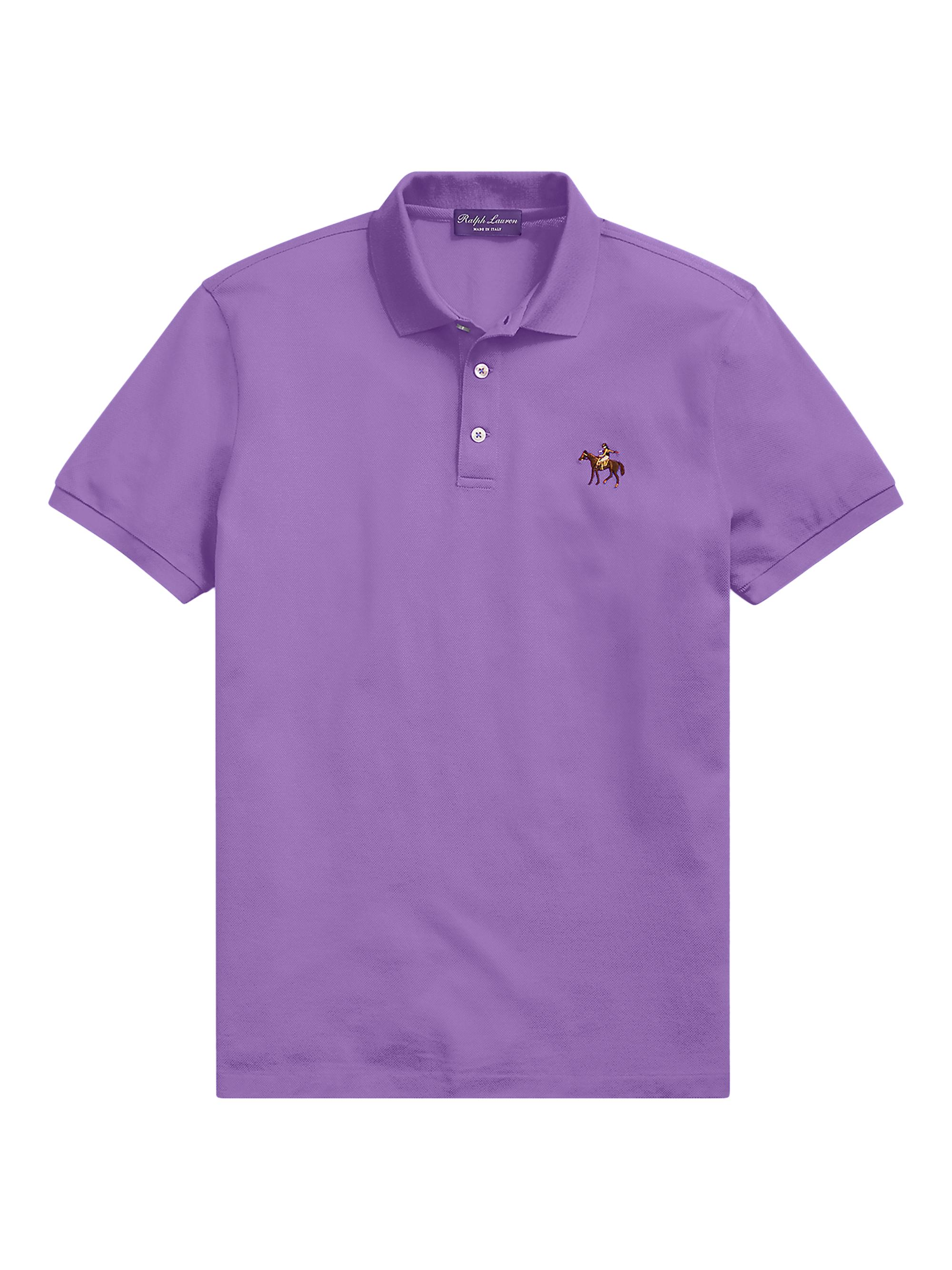 Ralph Lauren Purple Label Men's Cotton Pique Standing Horse Polo - Nautical Green
