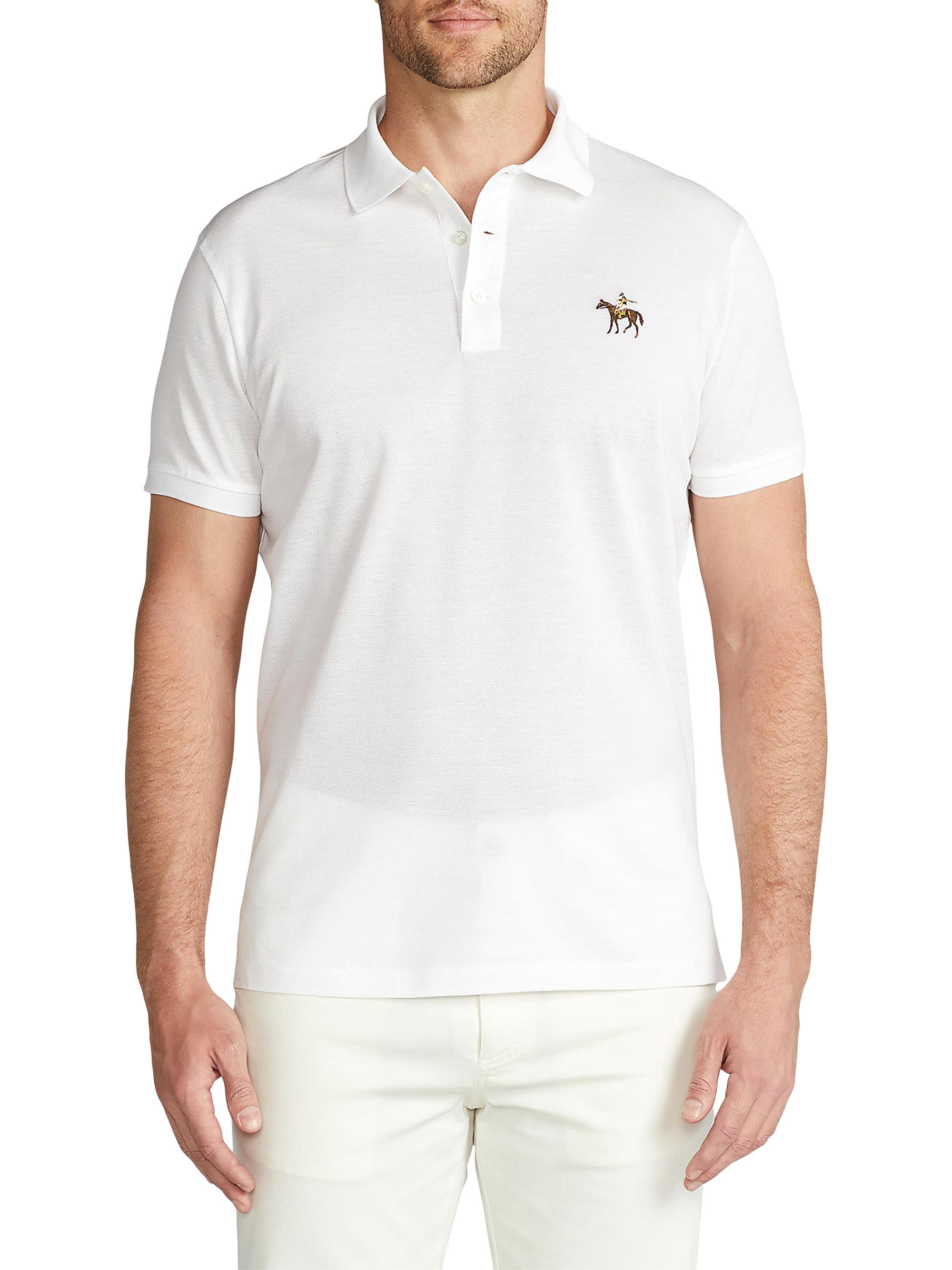 Ralph Lauren Purple Label Cotton Pique Standing Horse Polo | Saks