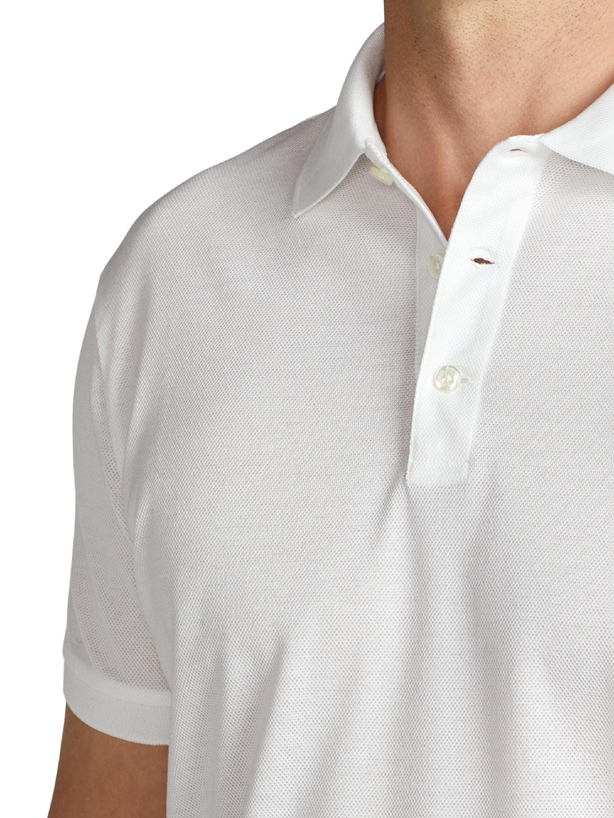 Ralph Lauren Purple Label Cotton Pique Standing Horse Polo | Saks